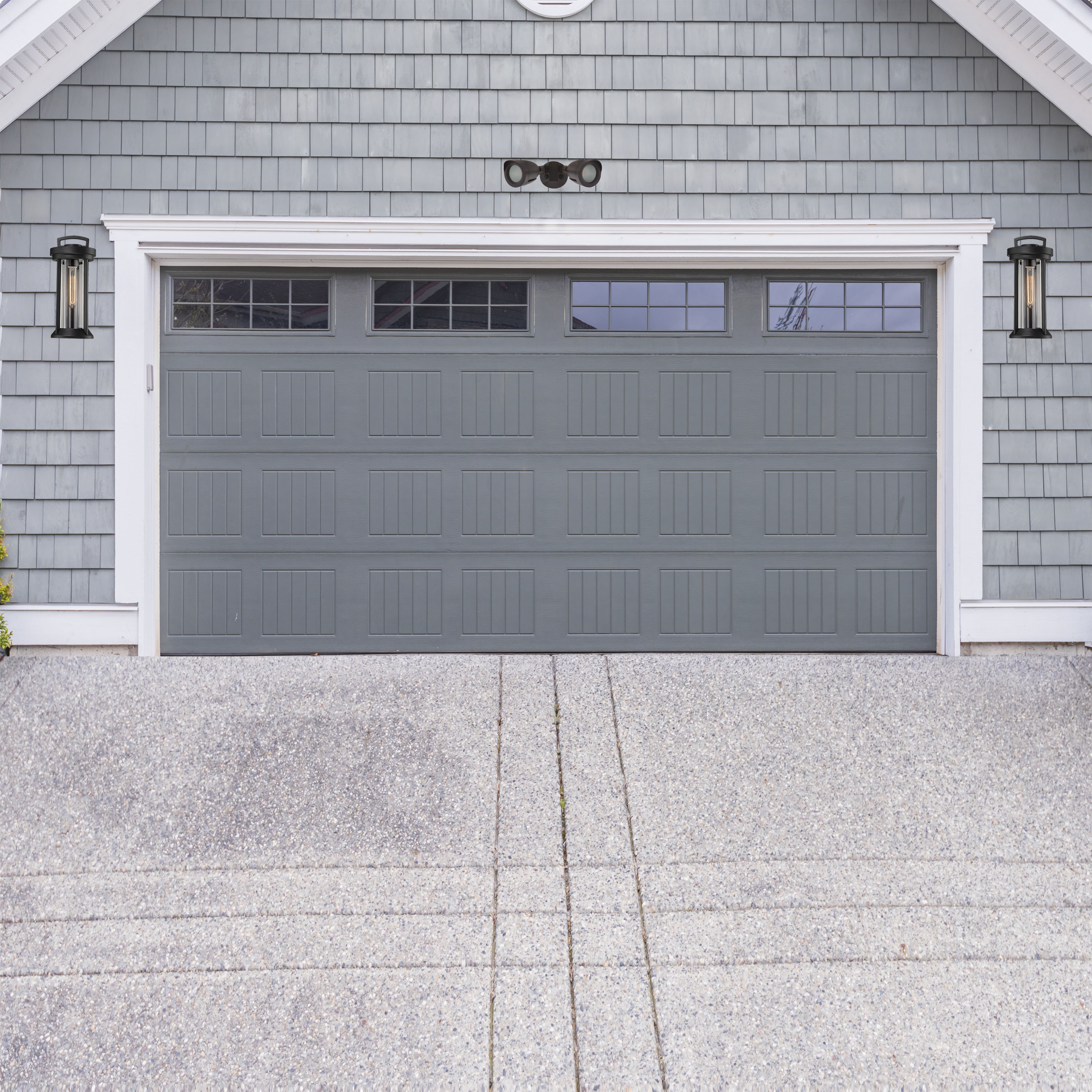 LED 2 BULLET HEAD SECURITY LGT - 65-718