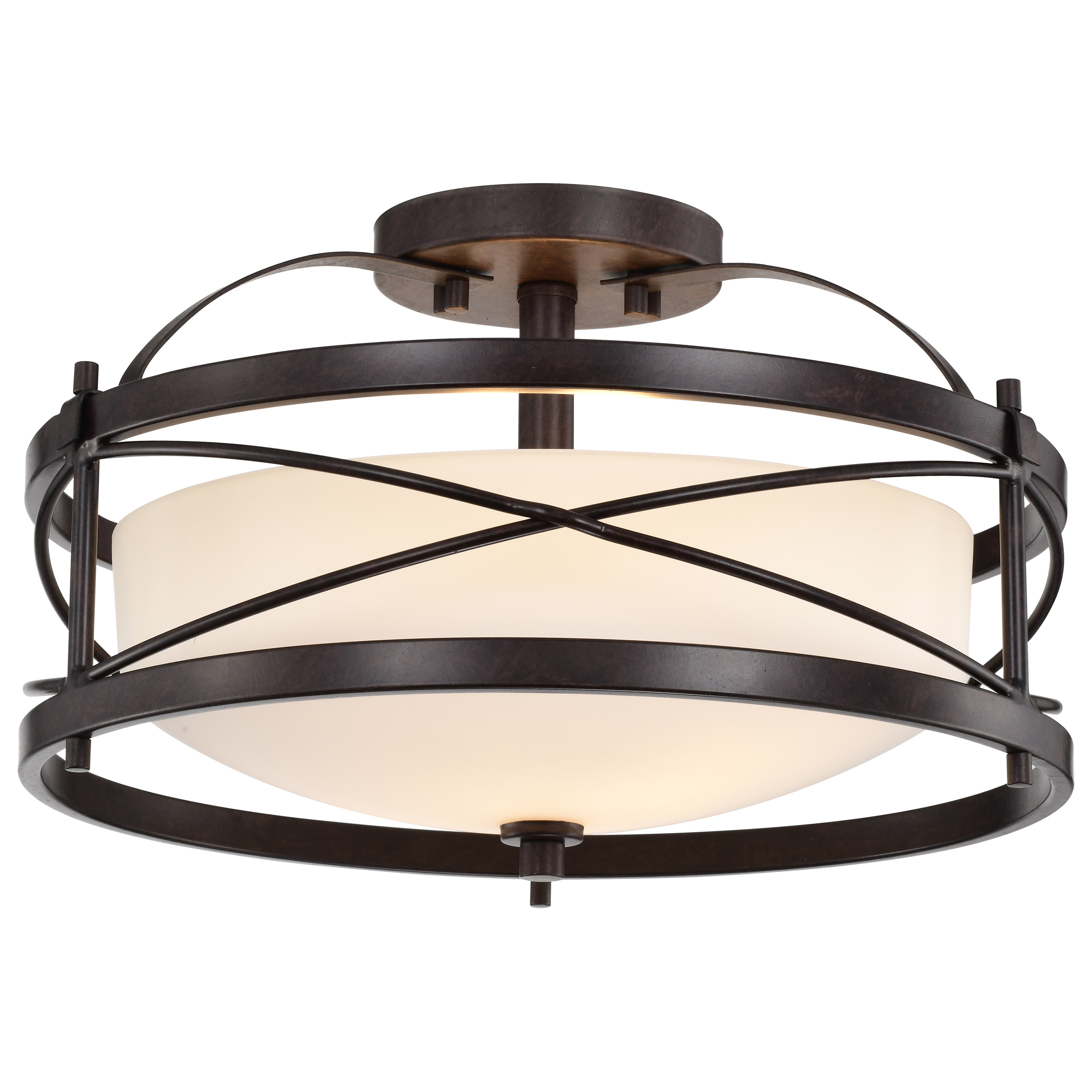 GINGER - 2 LT SEMI FLUSH - 60-5335