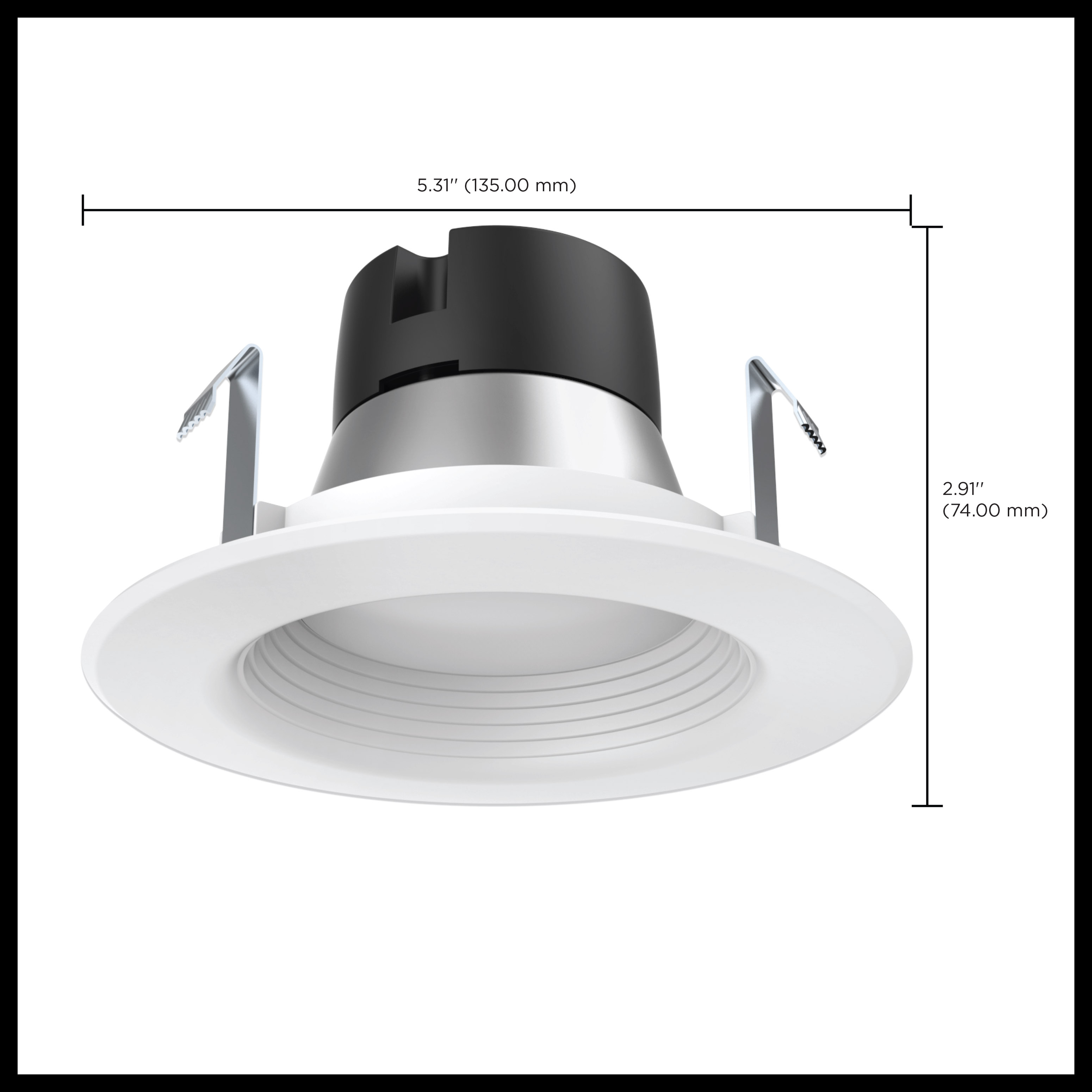 7.5WLED/RDL/4"BFL/12V 90CRI 3K - S9729