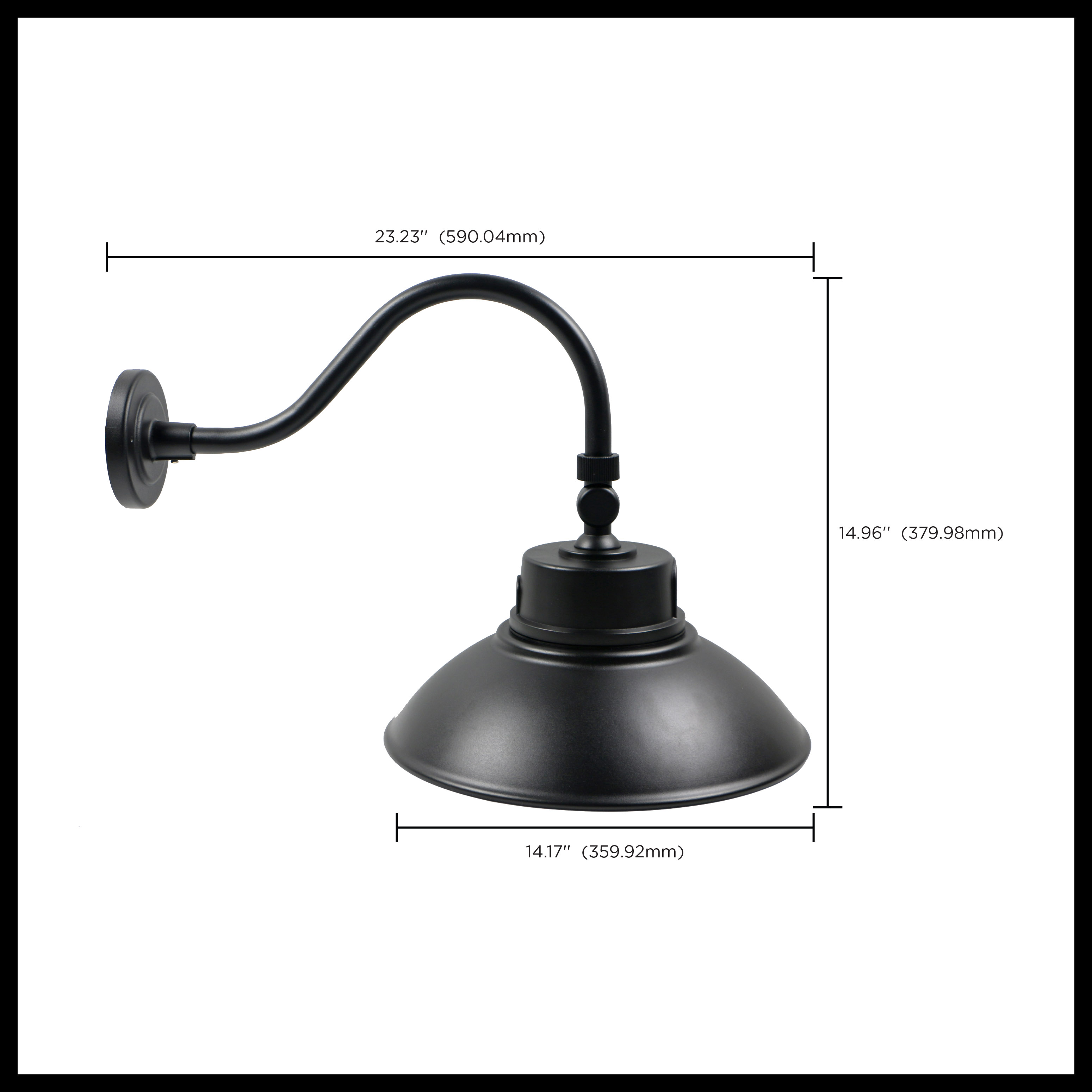 65-661 LED GOOSENECK BLACK FINISH