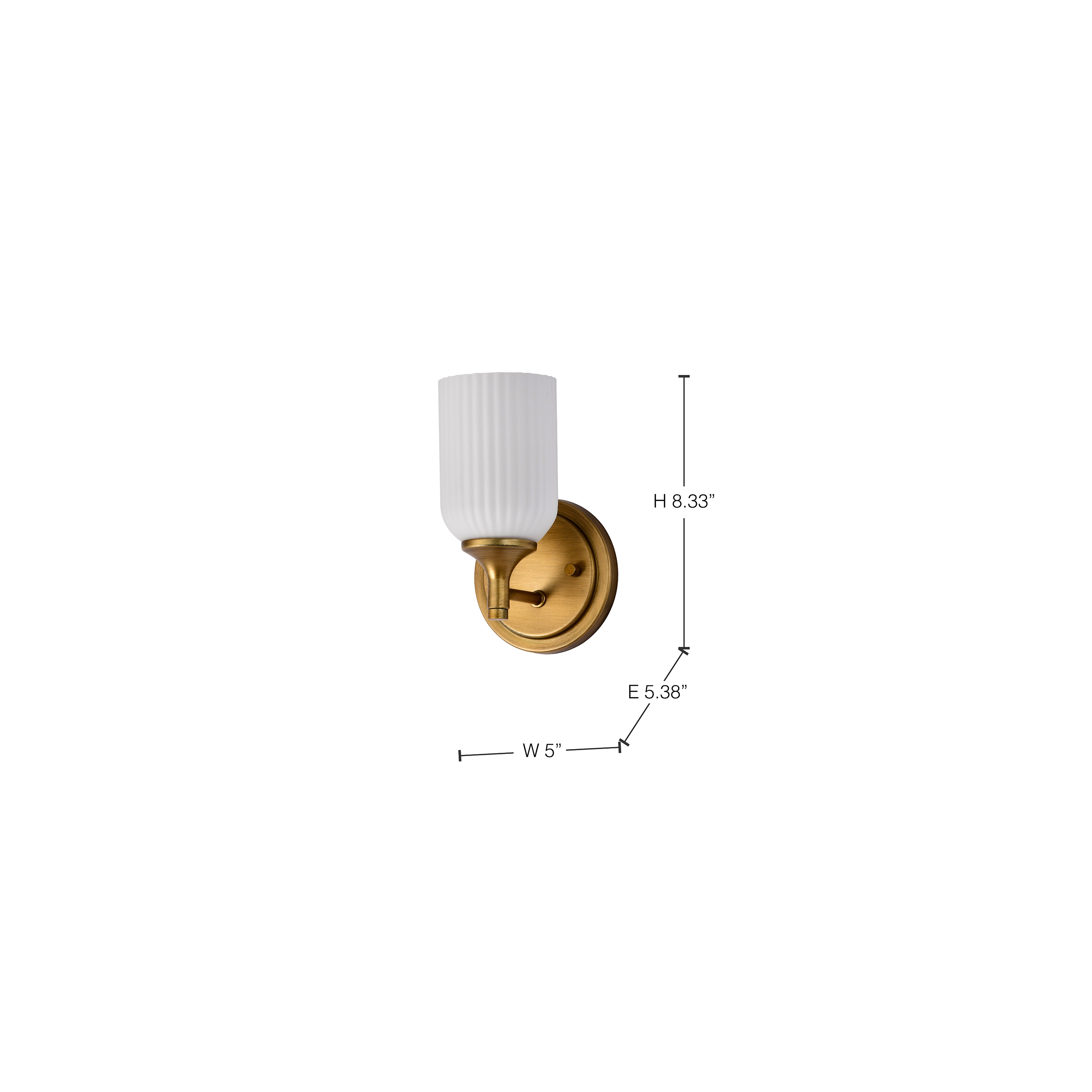 SOLARA 1 LIGHT VANITY - 60-8661