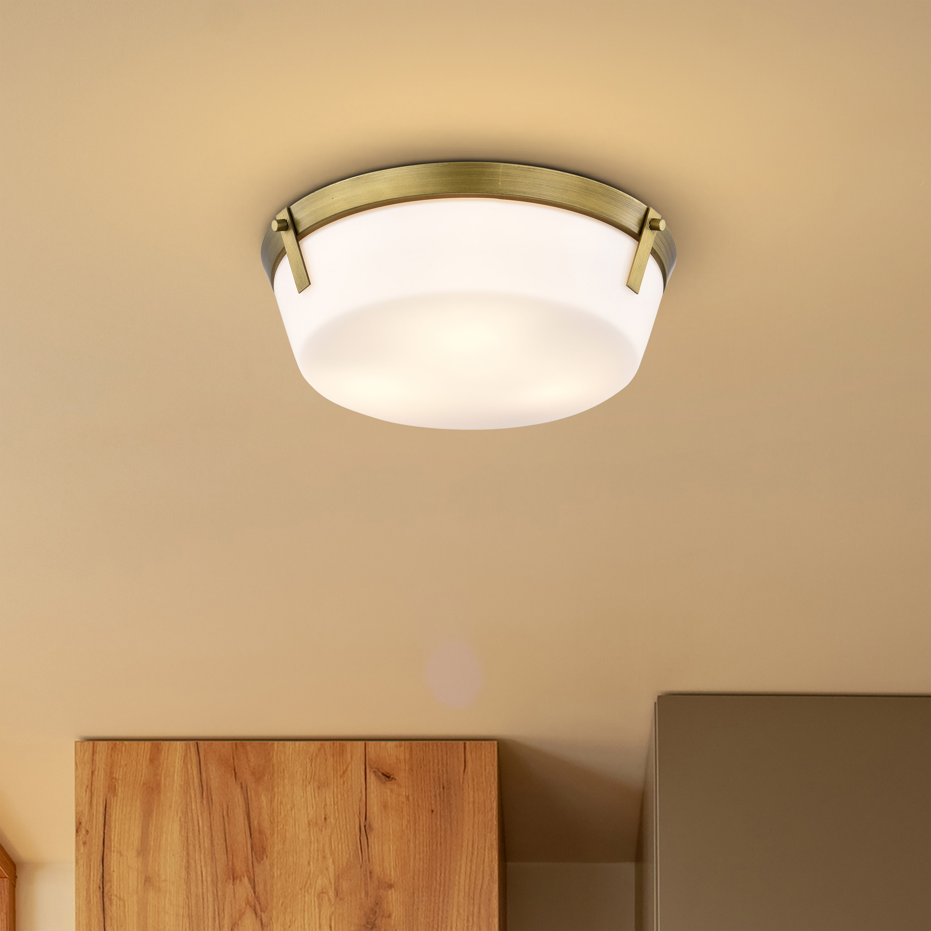ROWEN 3 LIGHT FLUSH MOUNT - 60-7750