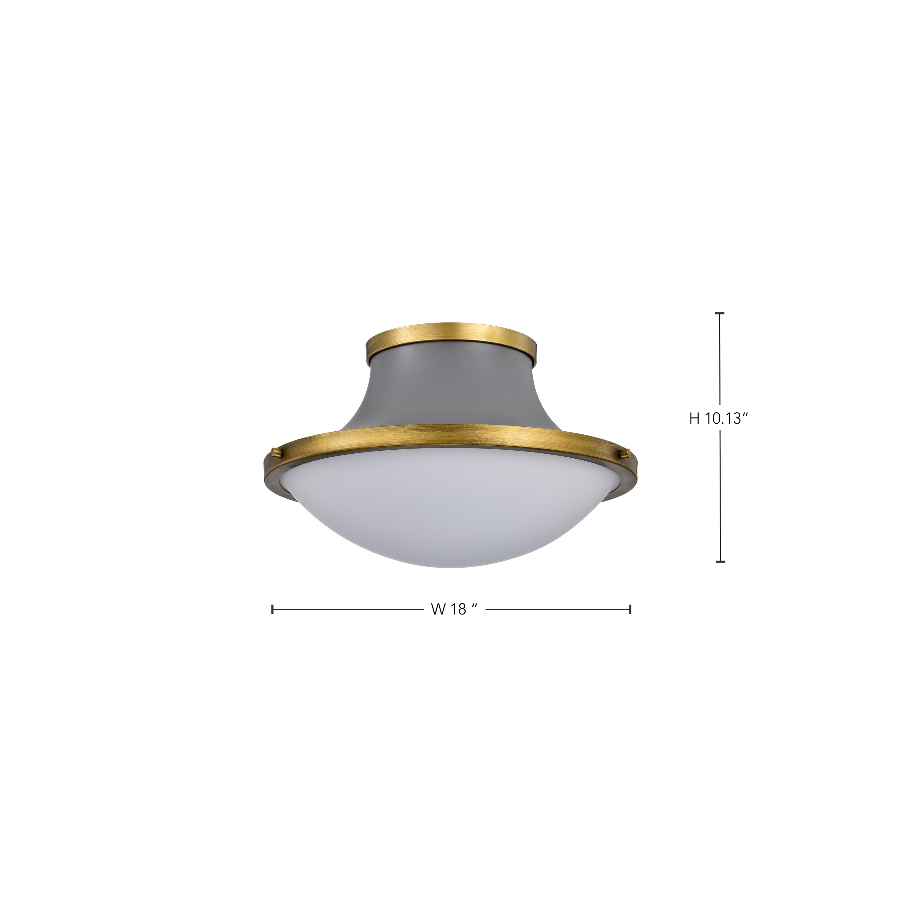 LAFAYETTE 3 LIGHT 18" FLUSH - 60-7916