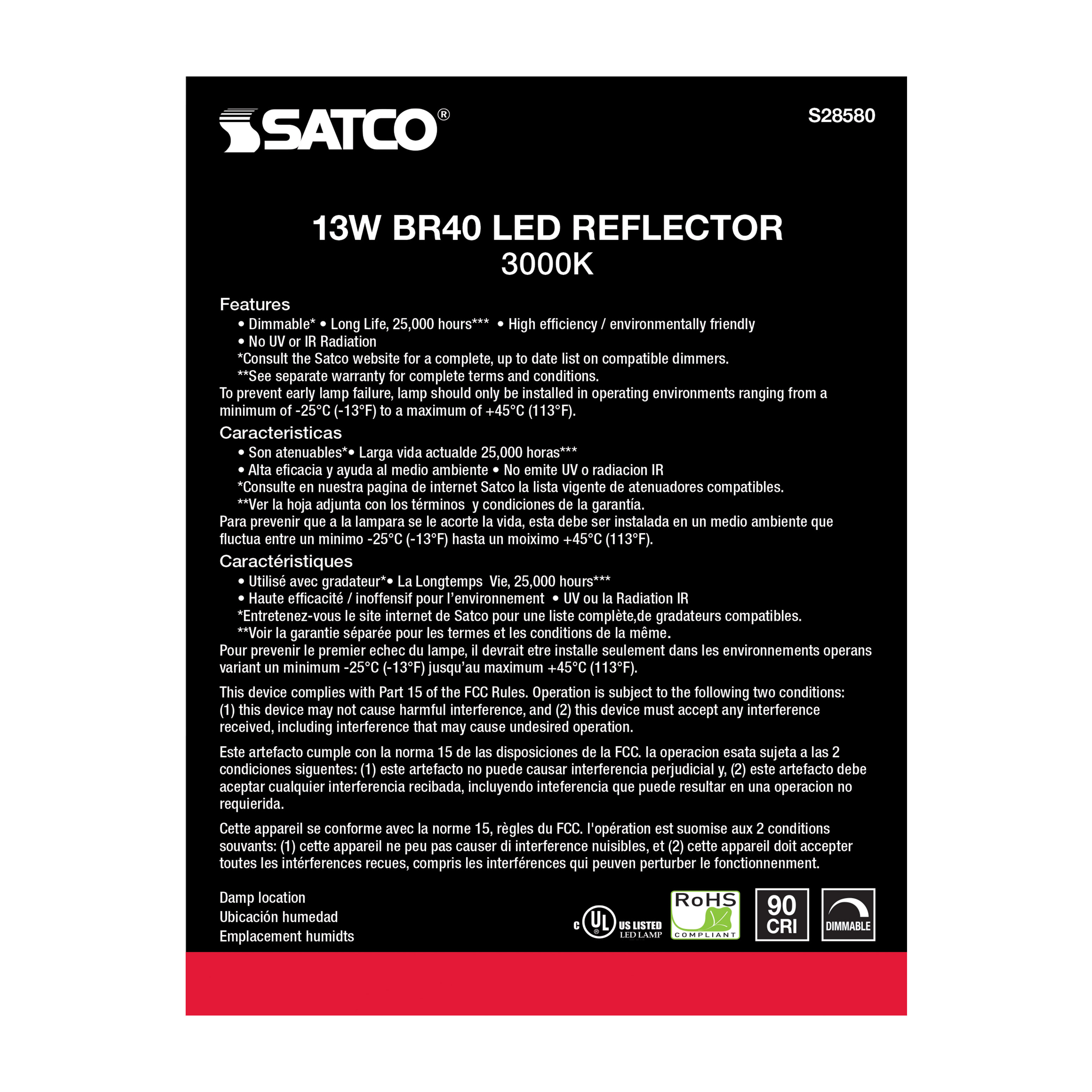 13BR40/LED/930/120V - S28580