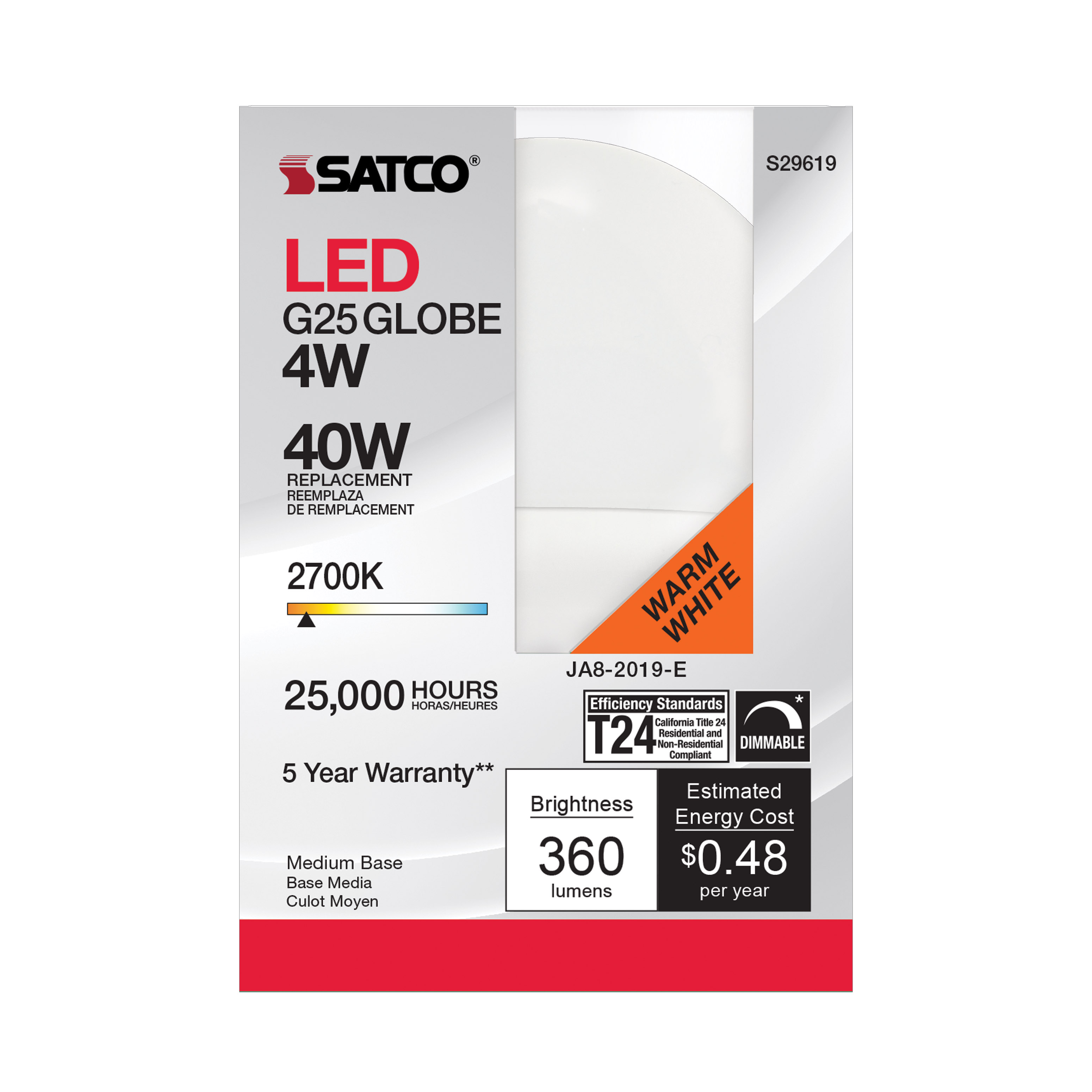 4G25/LED/927/120V - S29619