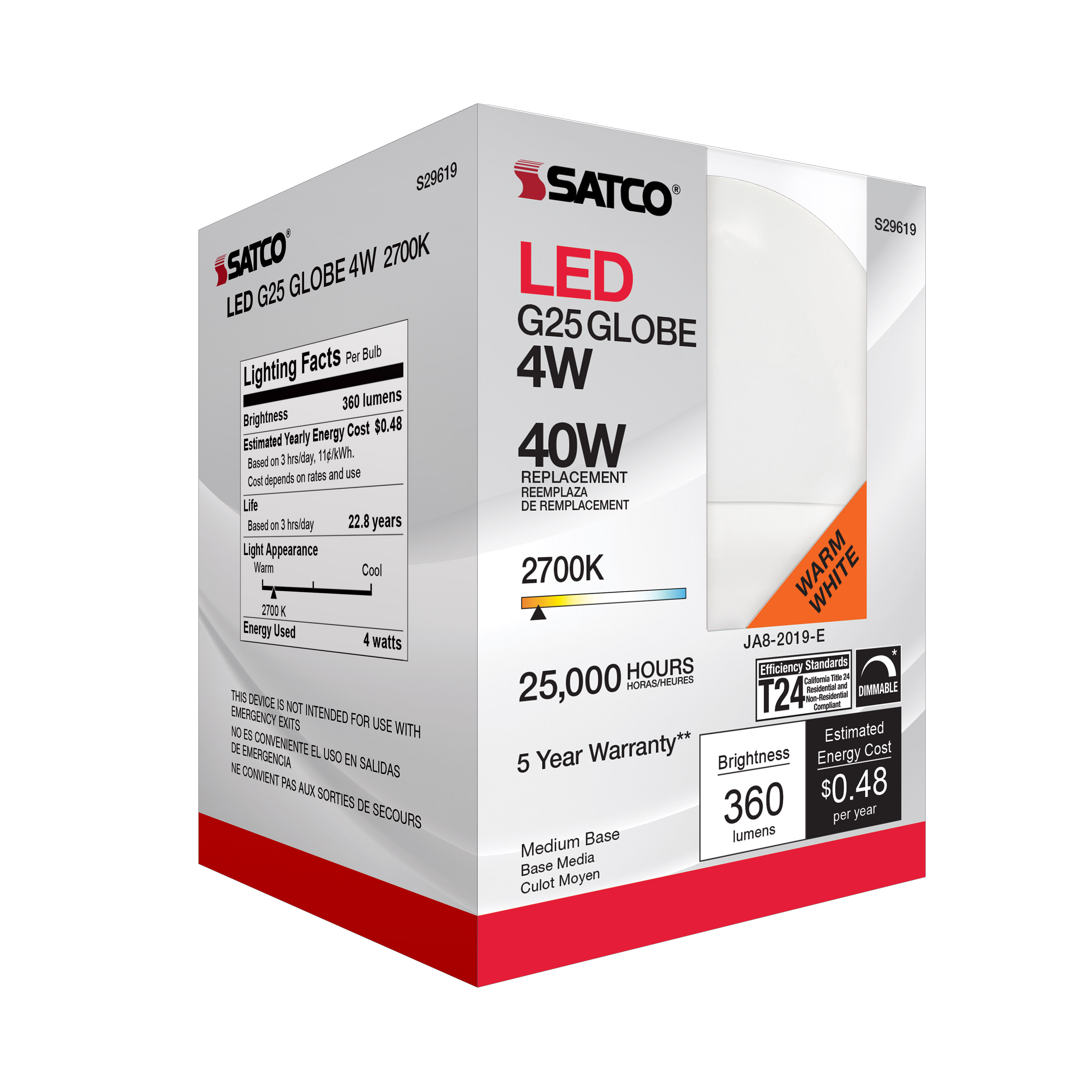 4G25/LED/927/120V - S29619