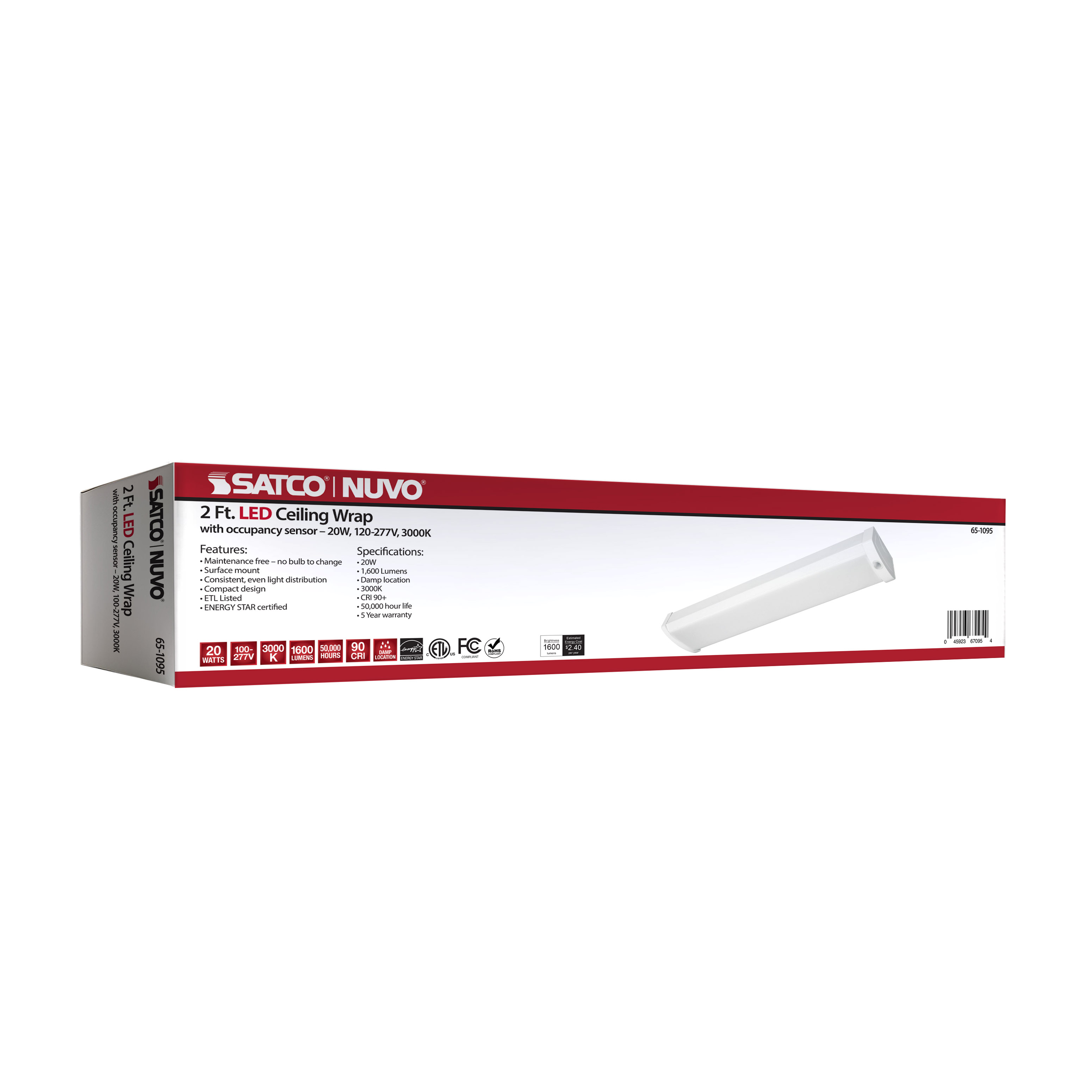 2FT LED CEILING WRAP - 65-1095