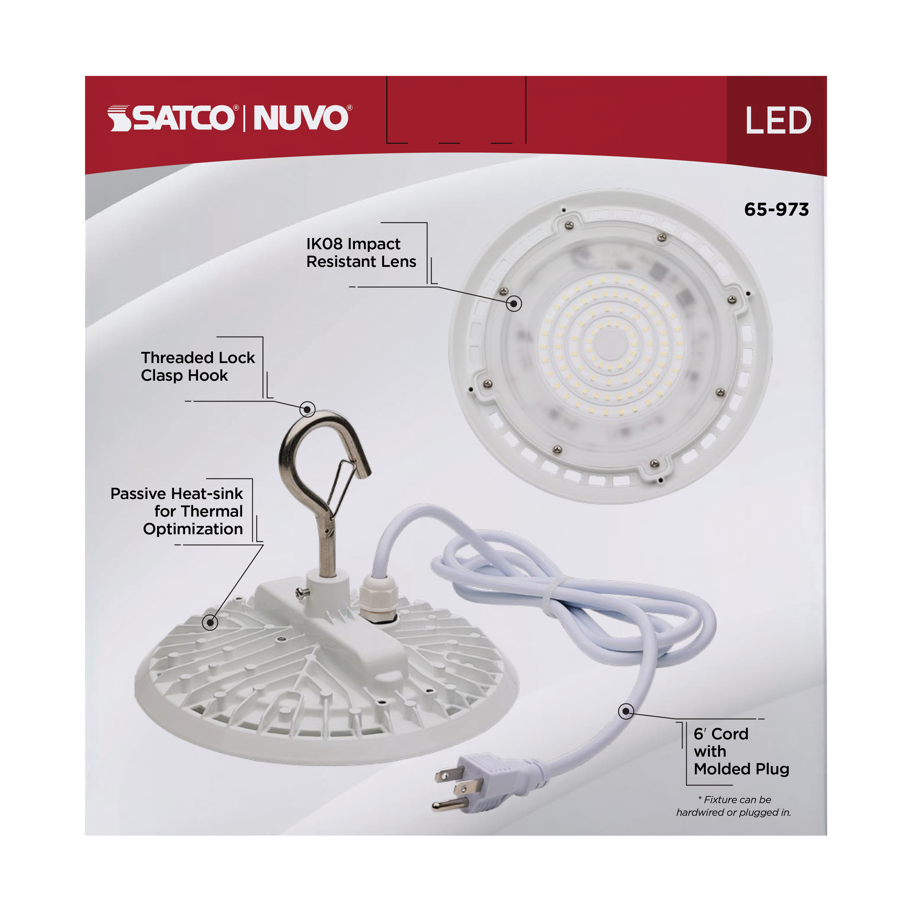 LED 80W UFO W/PLUG/120V - 65-973