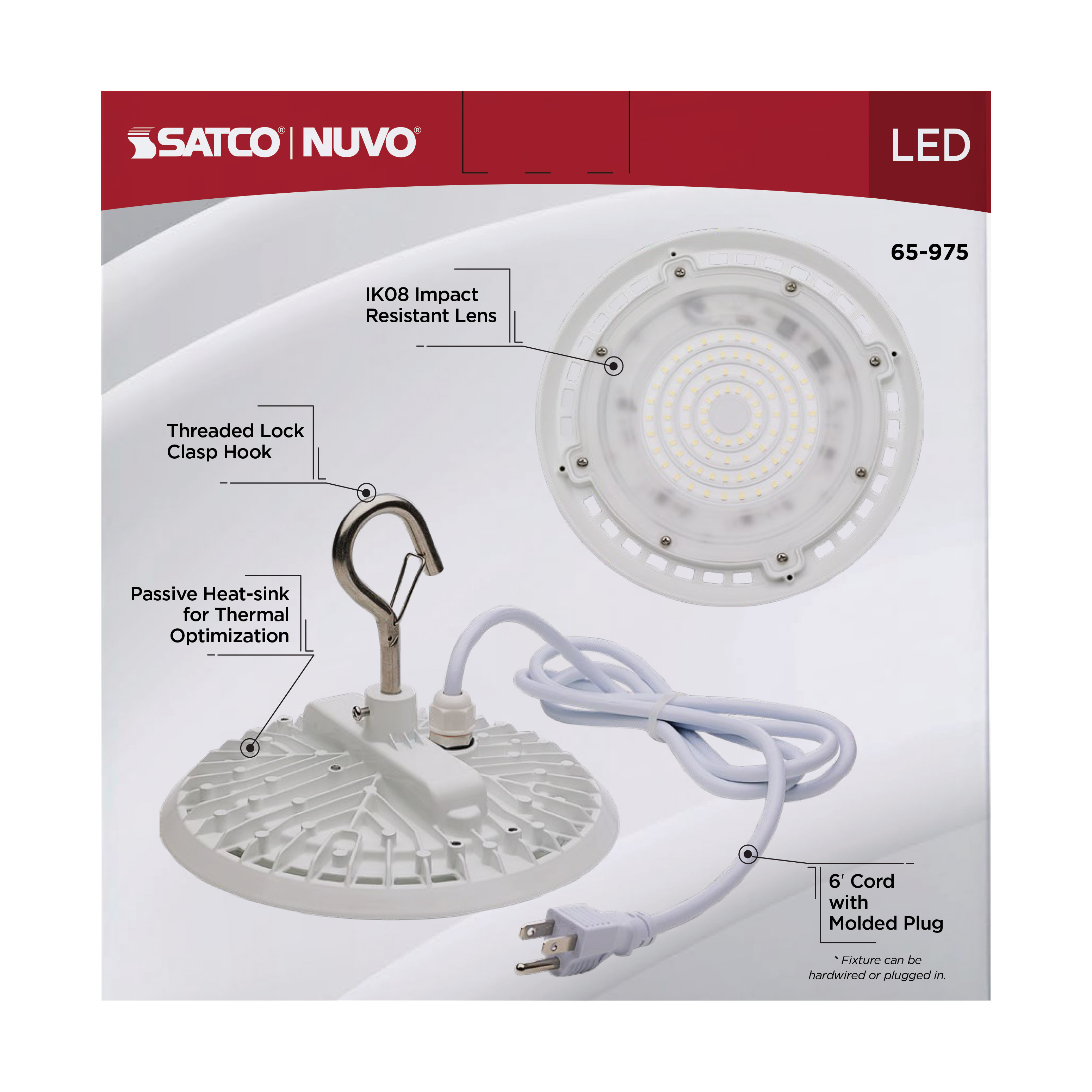 LED 80W UFO W/PLUG/120V - 65-975