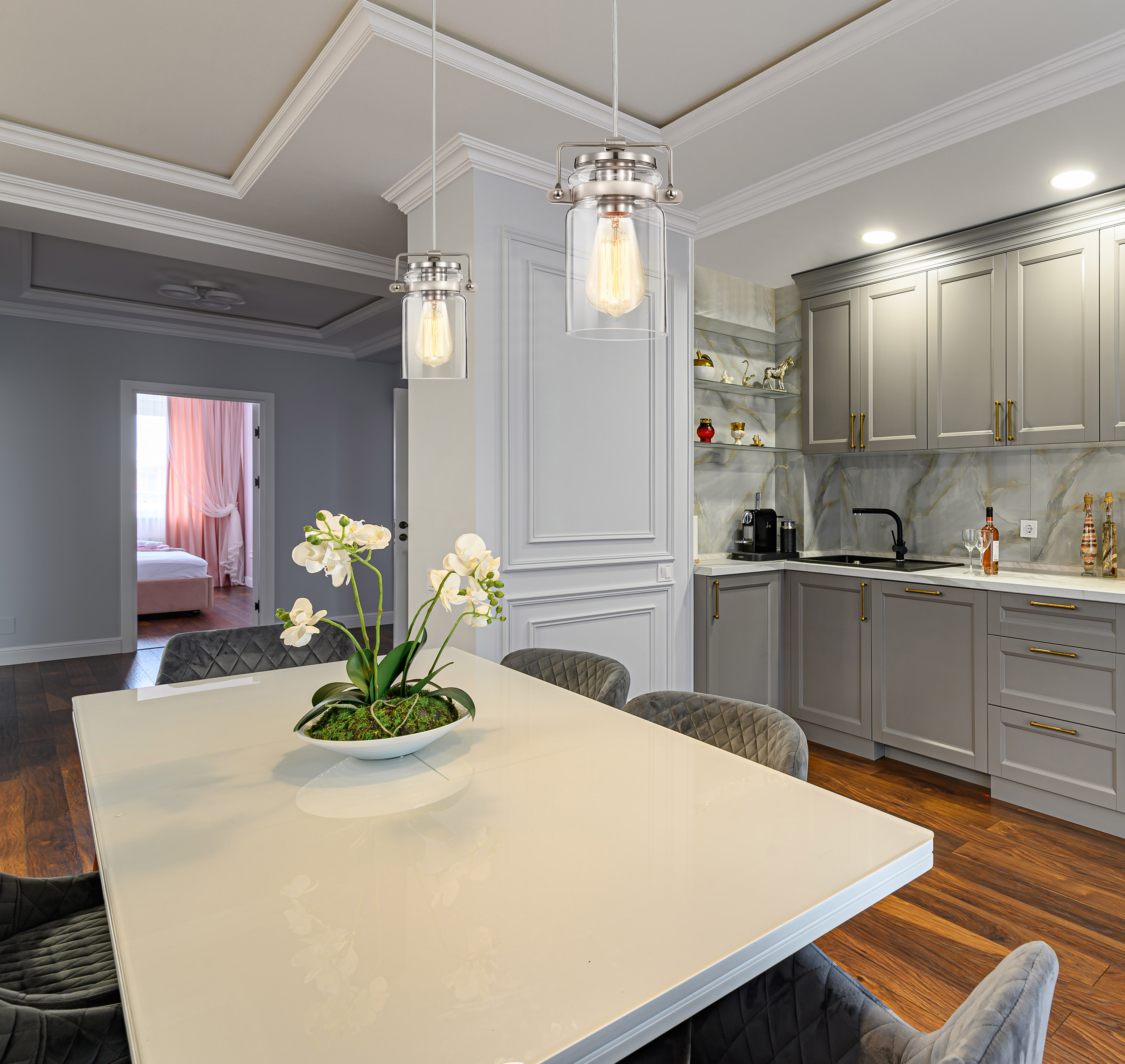 ANTEBELLUM 1 LT MINI PENDANT - 60-6736