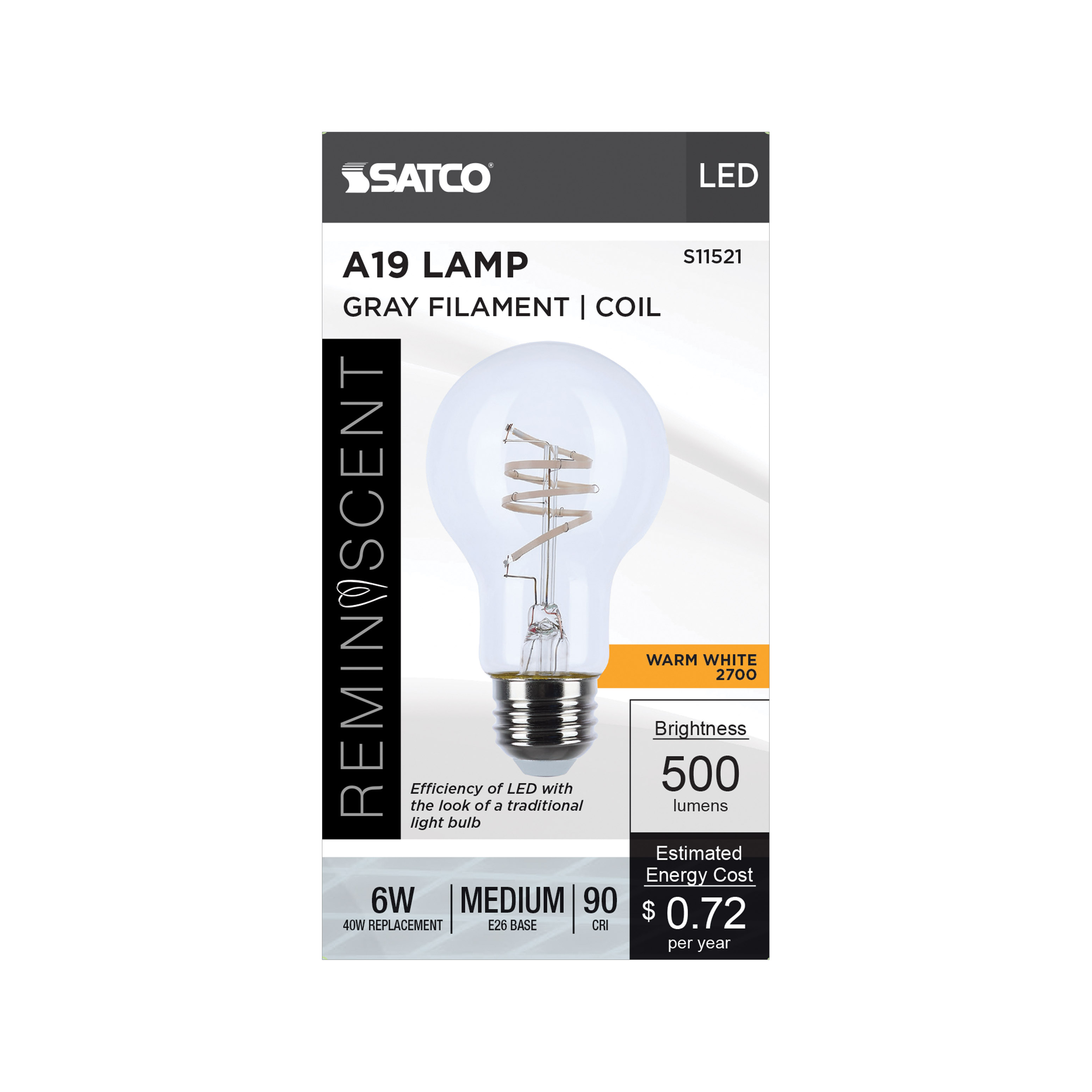 6A19/CL/LED-GF/COIL/927/120V - S11521