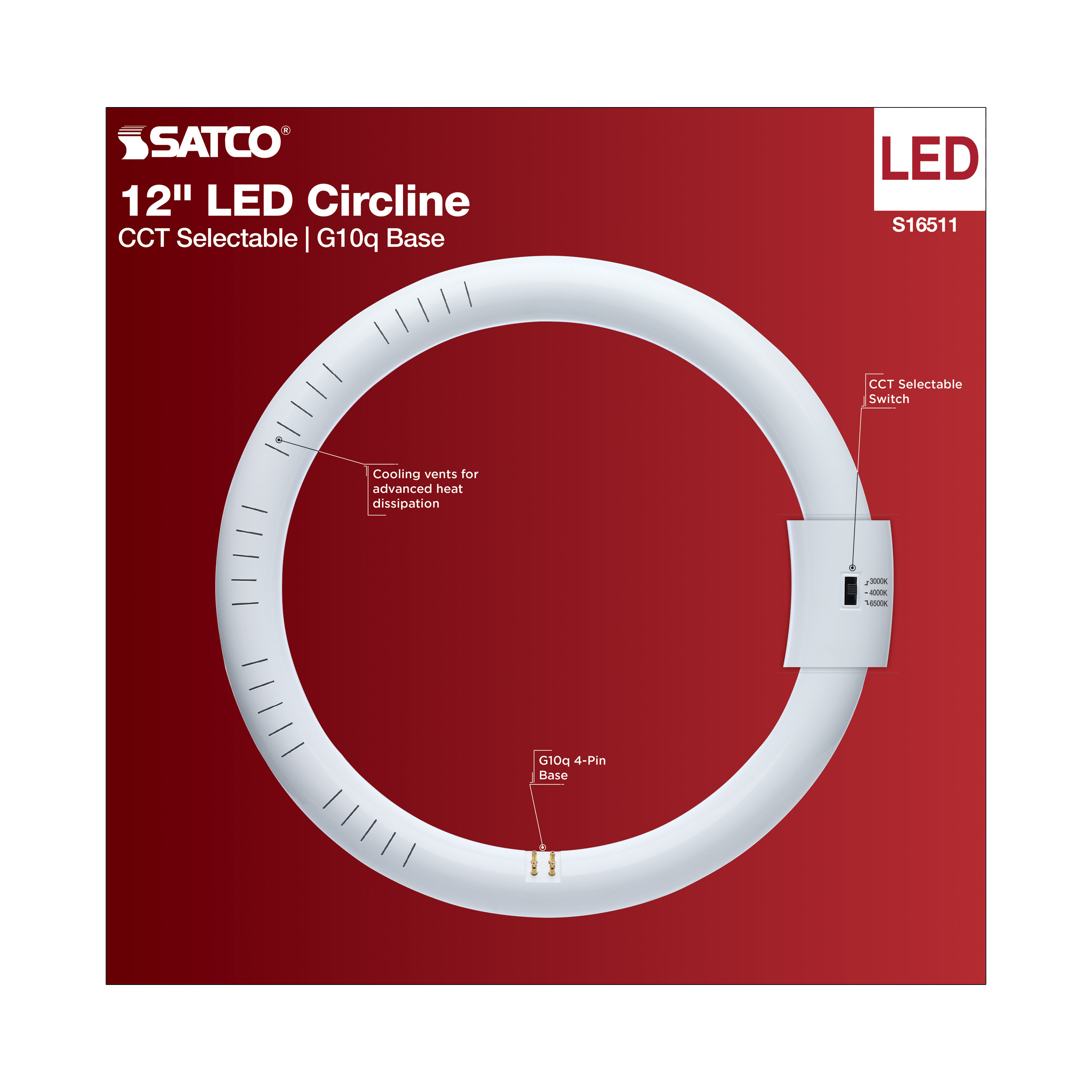 FC12T9/LED/CIR/CCT/DM/A-B - S16511
