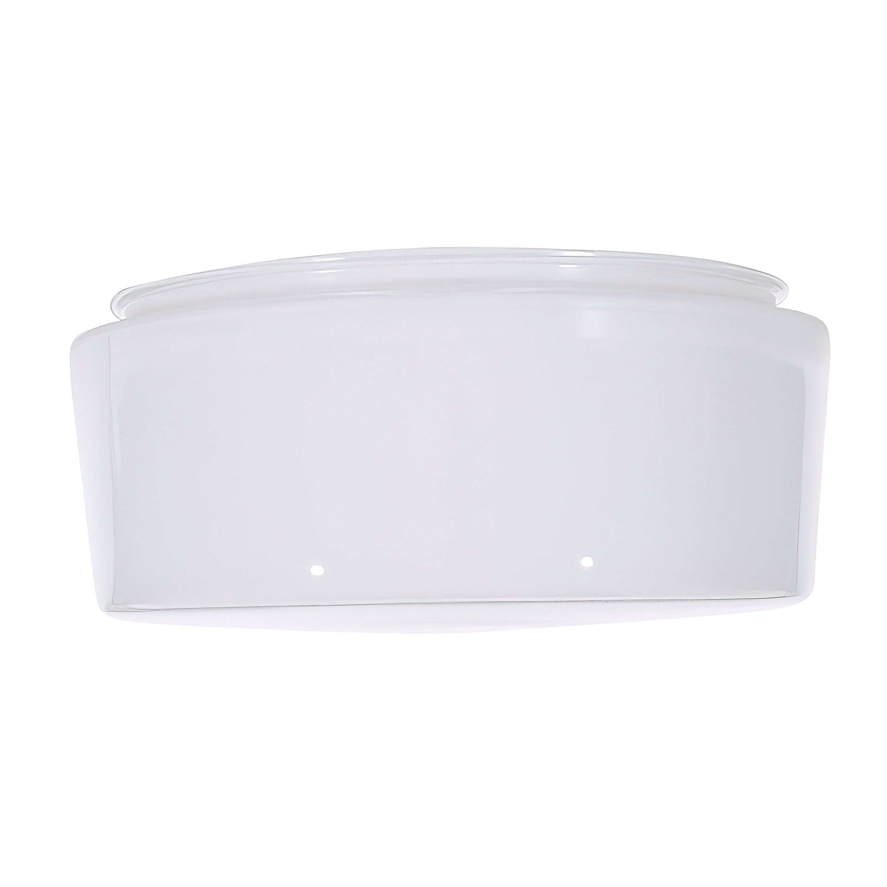 8" WHT DRUM GLASS - 50-335