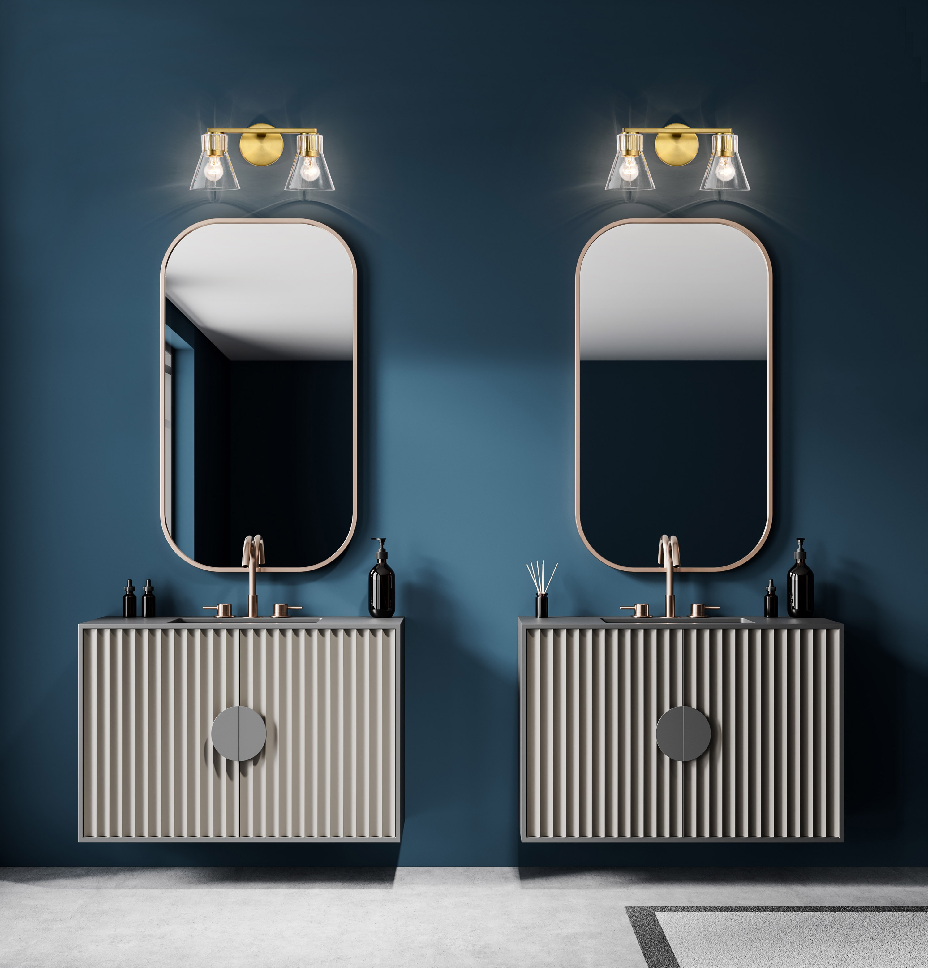 GIANNA 2 LIGHT VANITY - 60-8342