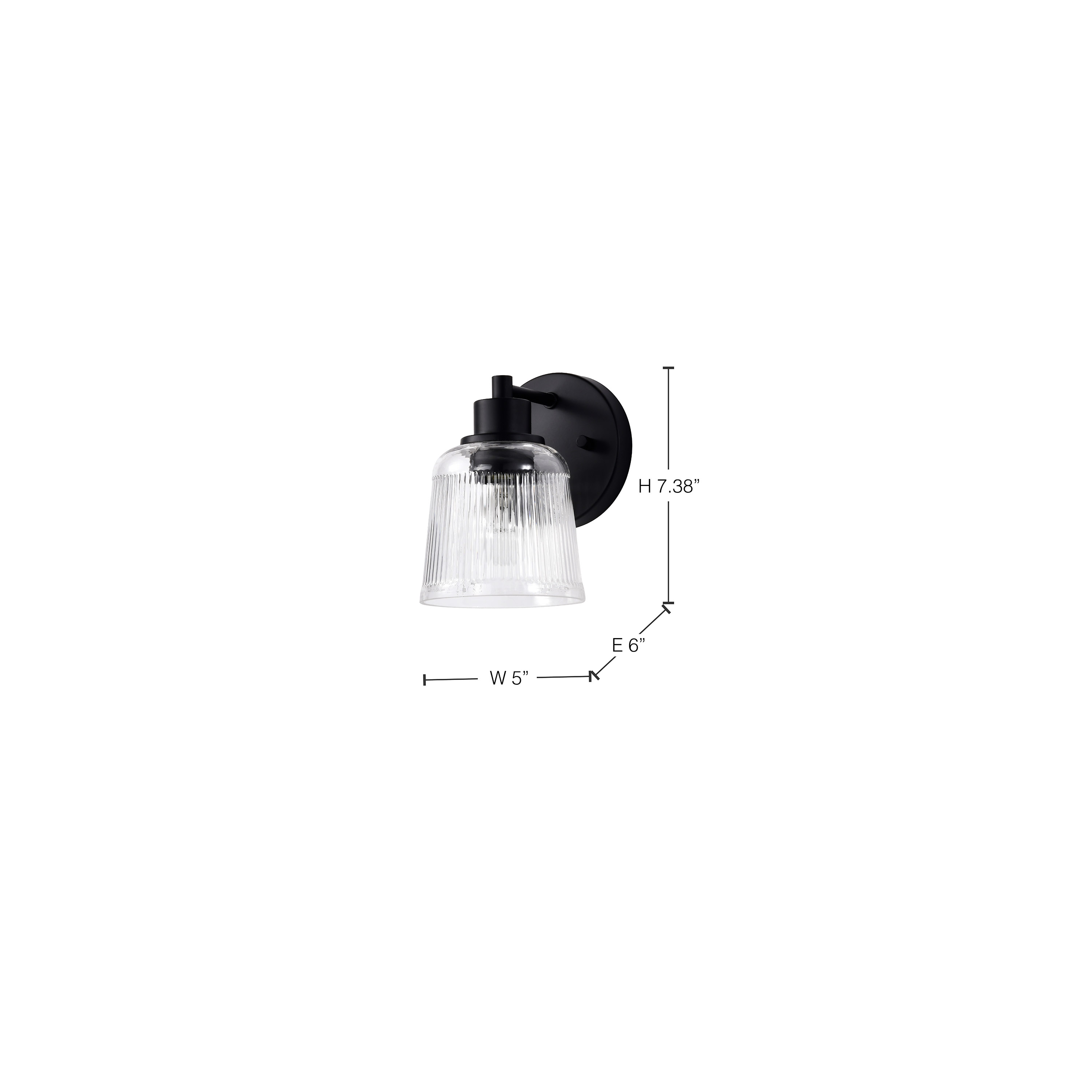GRAYSON 1 LIGHT VANITY - 60-8601