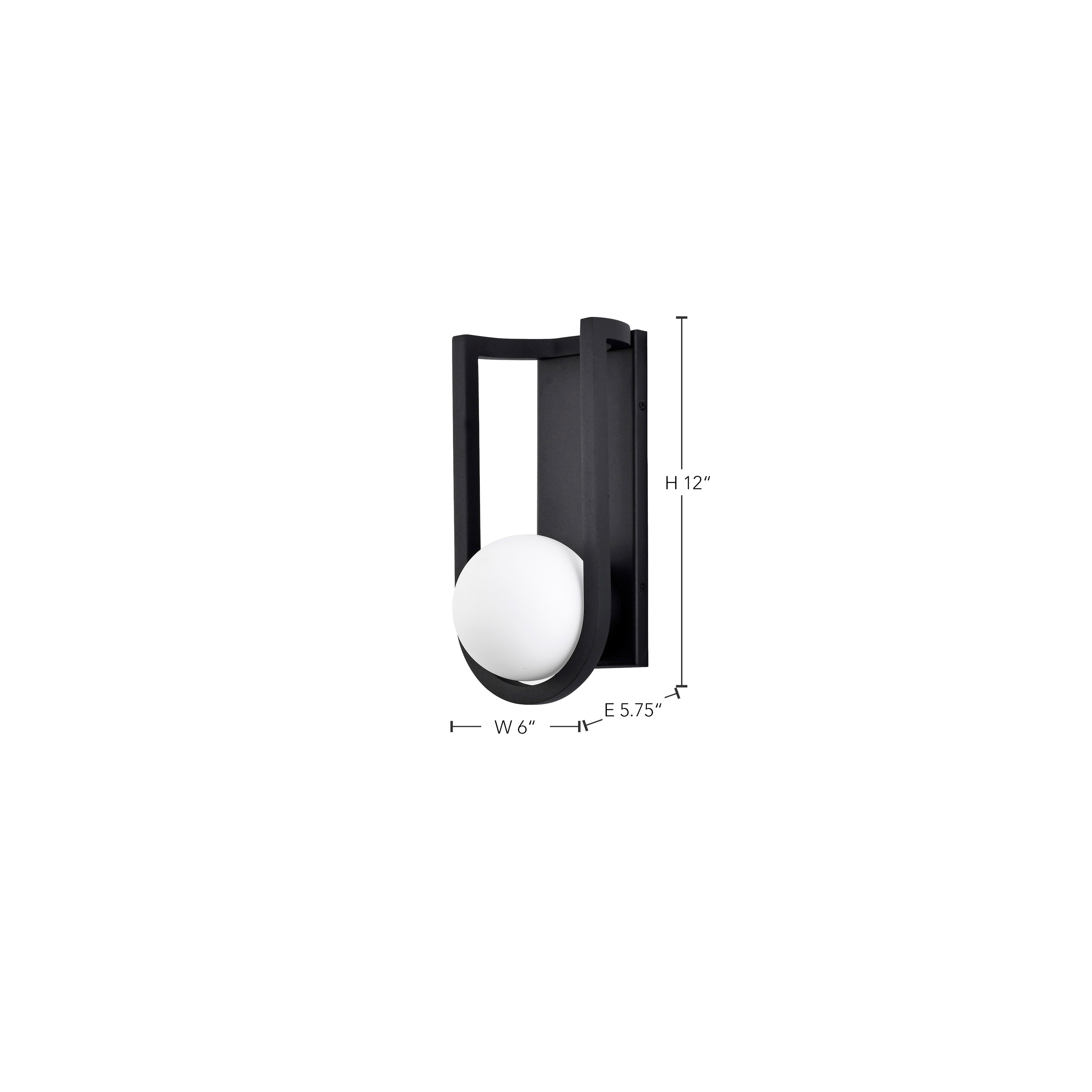 CRADLE 6W LED MED WALL LANTERN - 62-1619