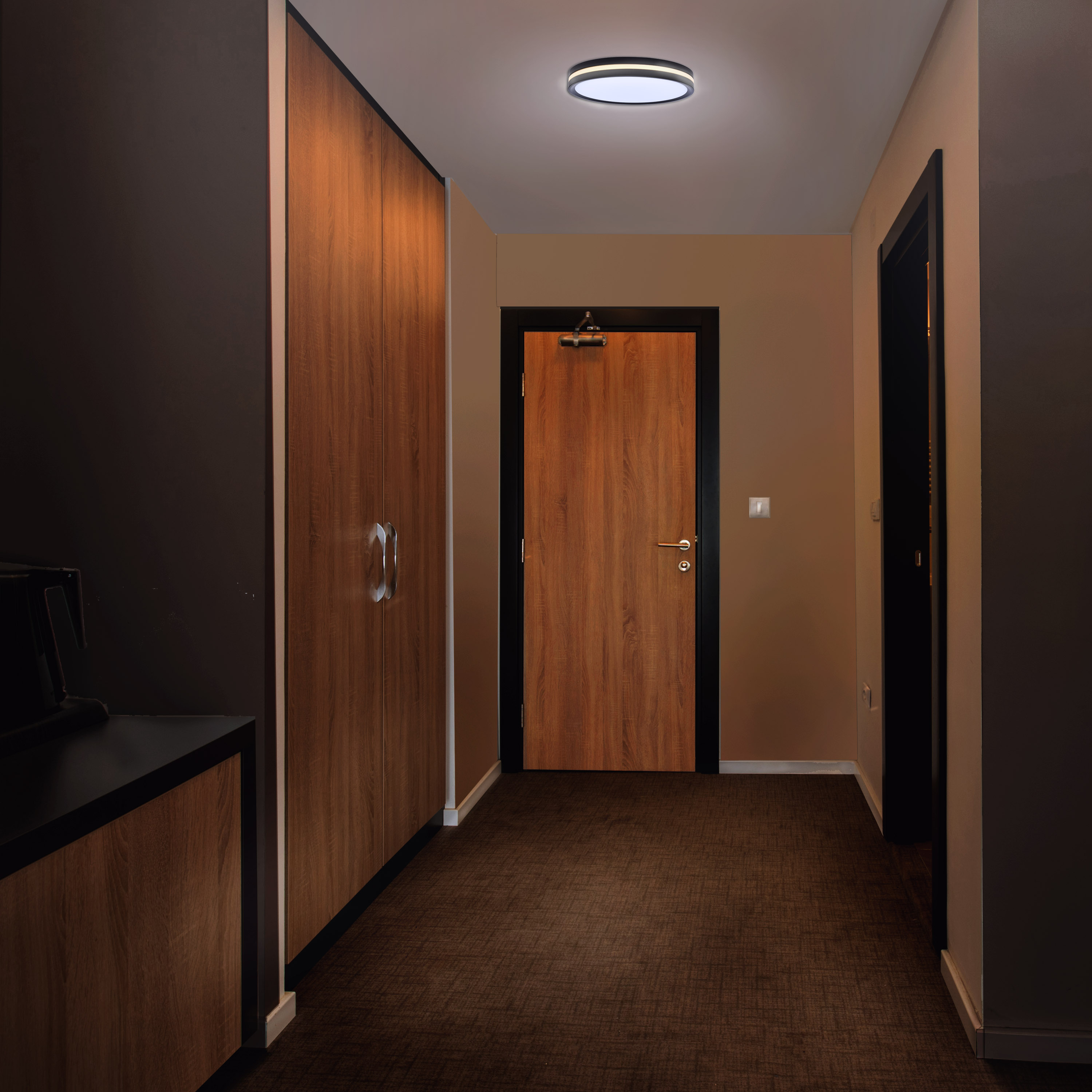 11" SURFACE MOUNT W/NIGHTLIGHT - 62-1691