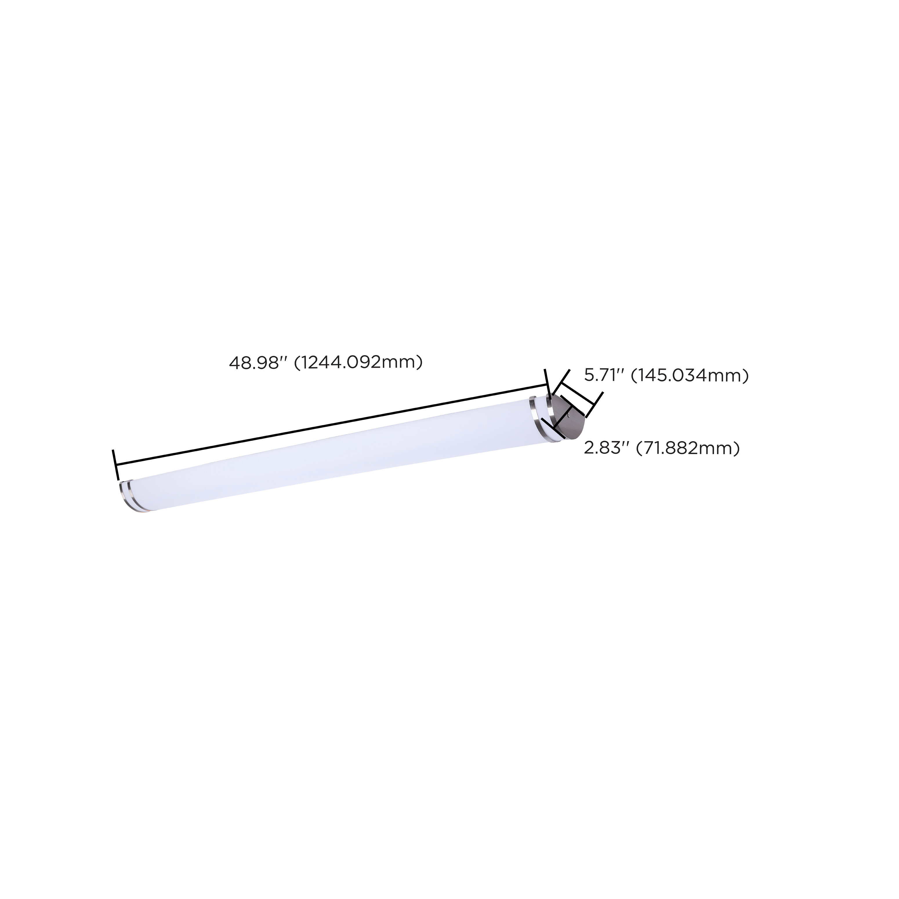 LED GLAMOUR 49" BN VANITY - 62-1872