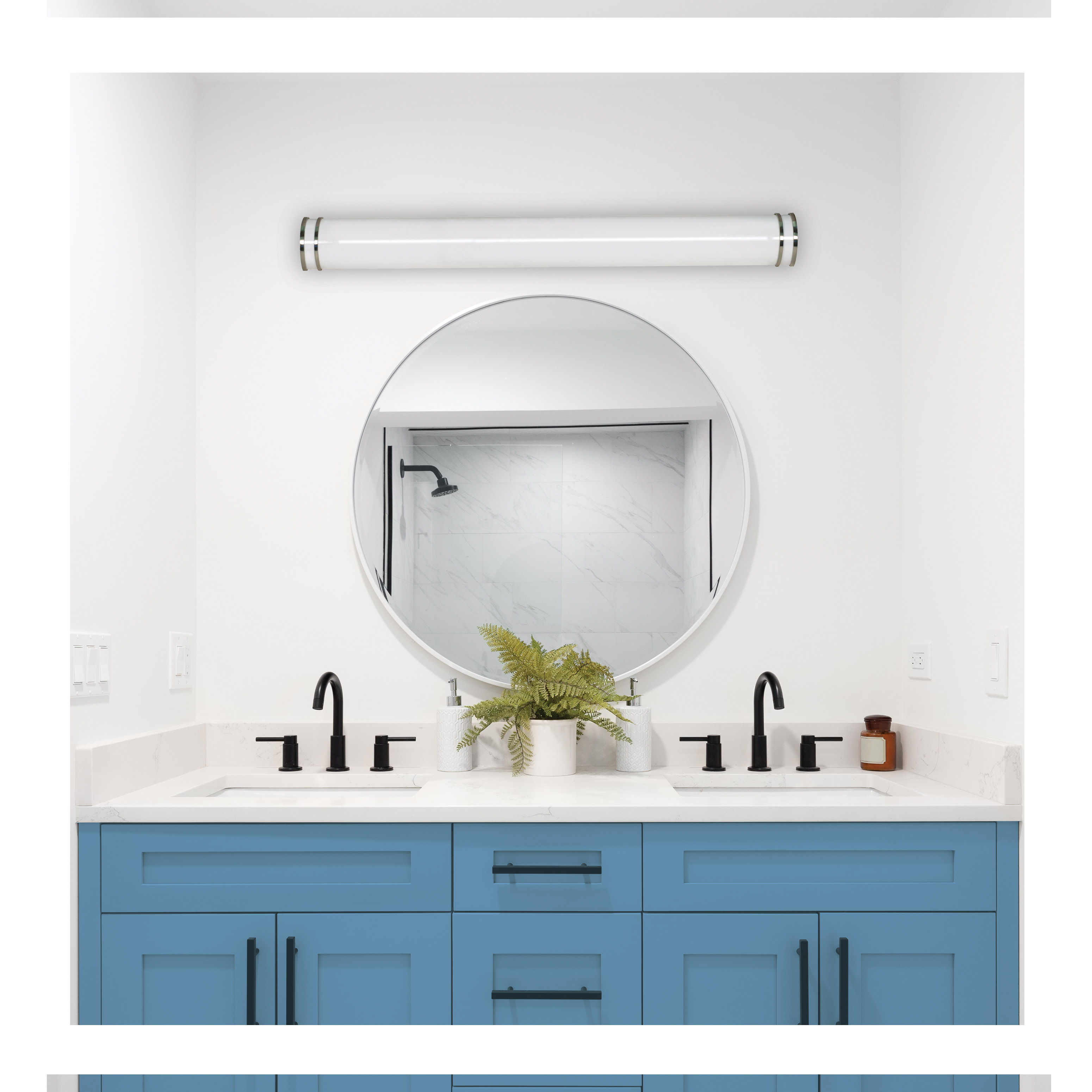 LED CRISPO 49" WHITE VANITY - 62-1874