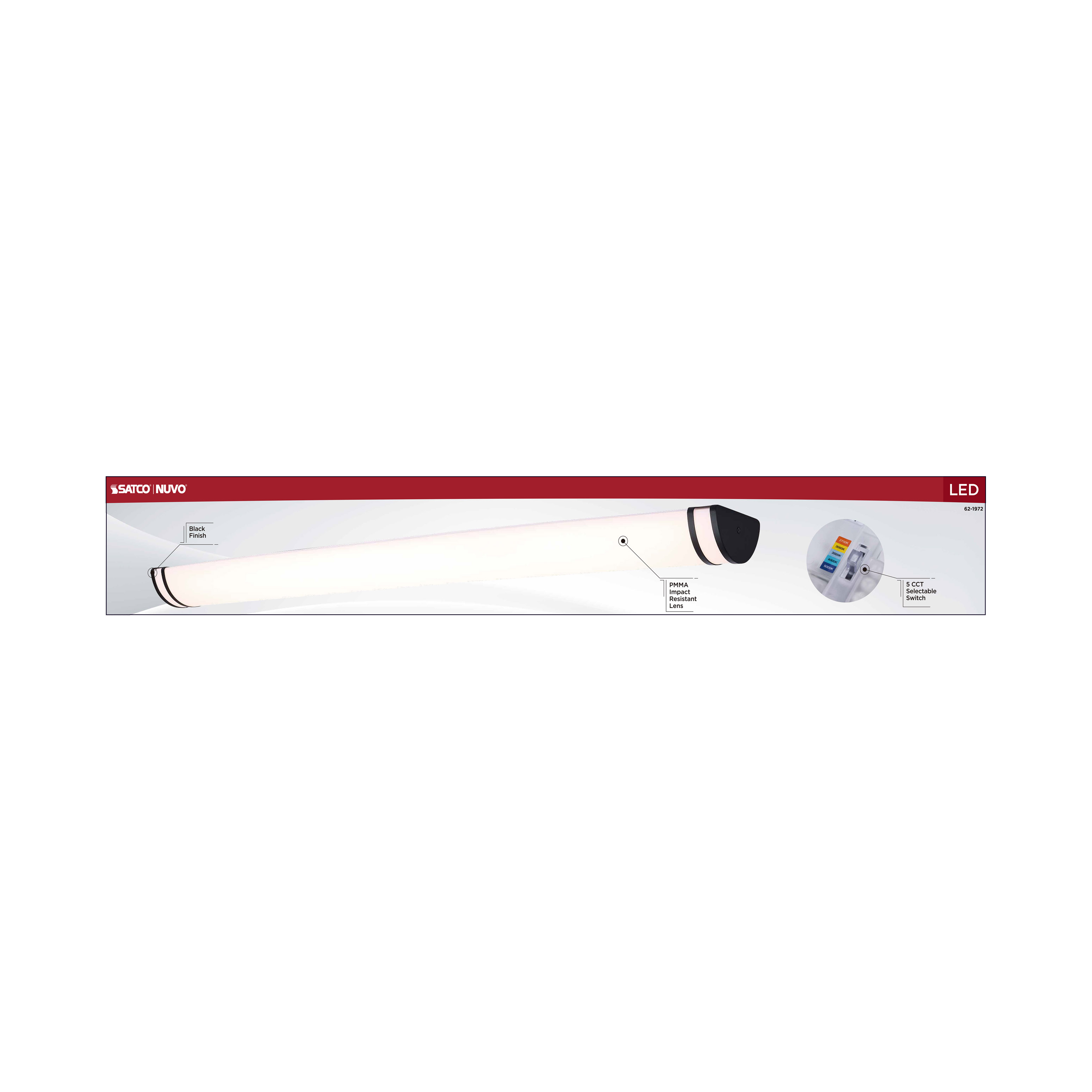 LED GLAMOUR 49" BL VANITY - 62-1972