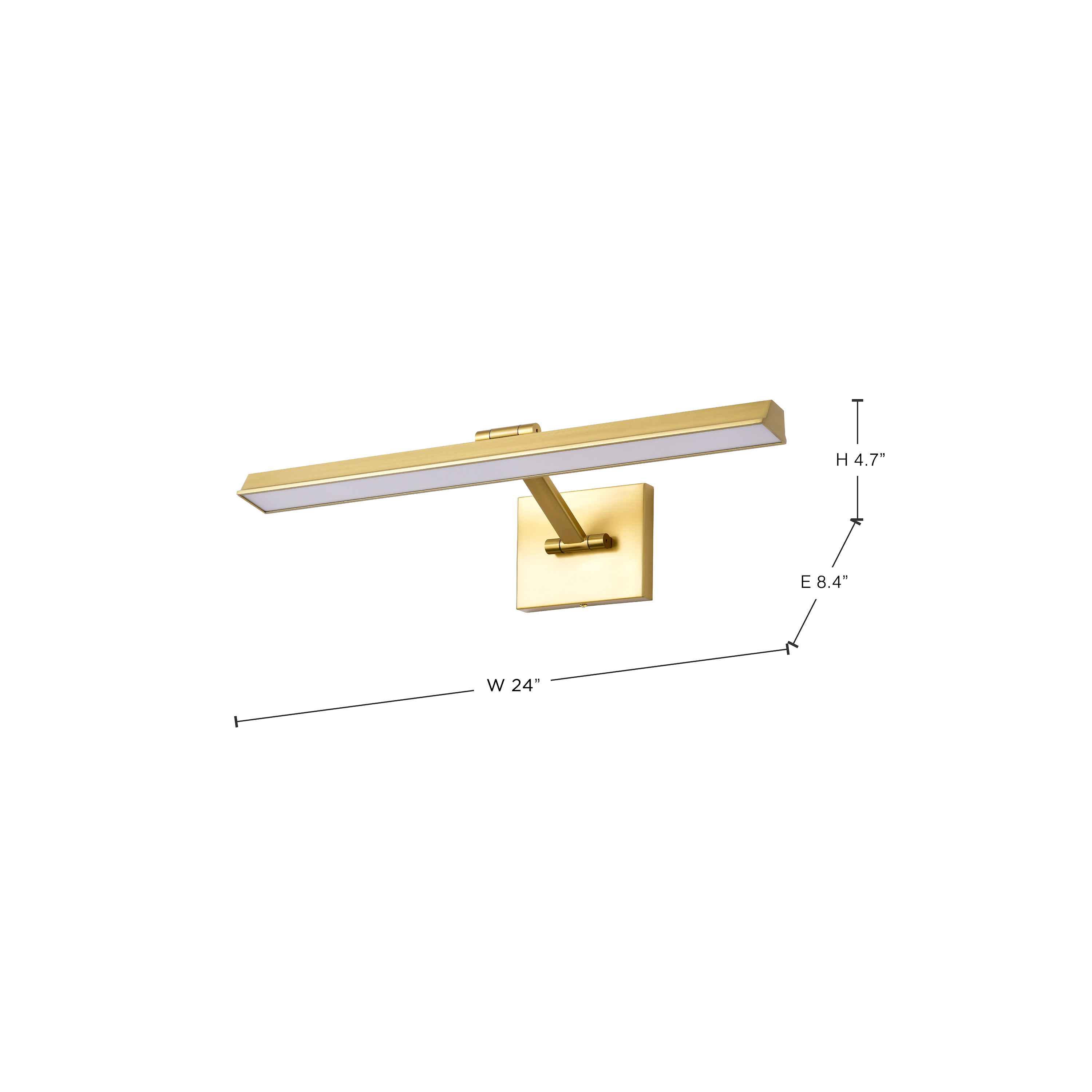 HAZEL 24" LED PICTURE LT 3 CCT - 62-2327