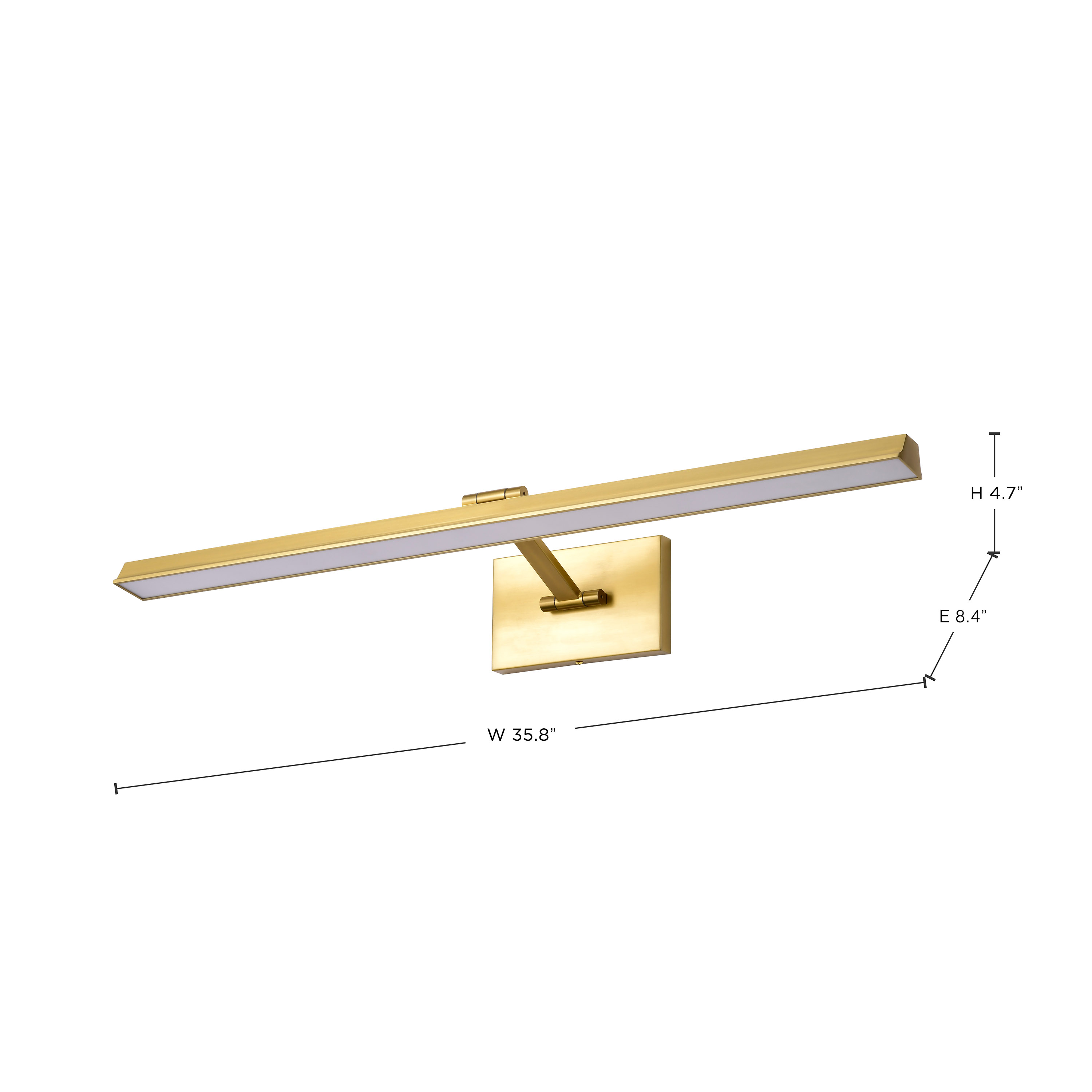 HAZEL 36" LED PICTURE LT 3 CCT - 62-2332