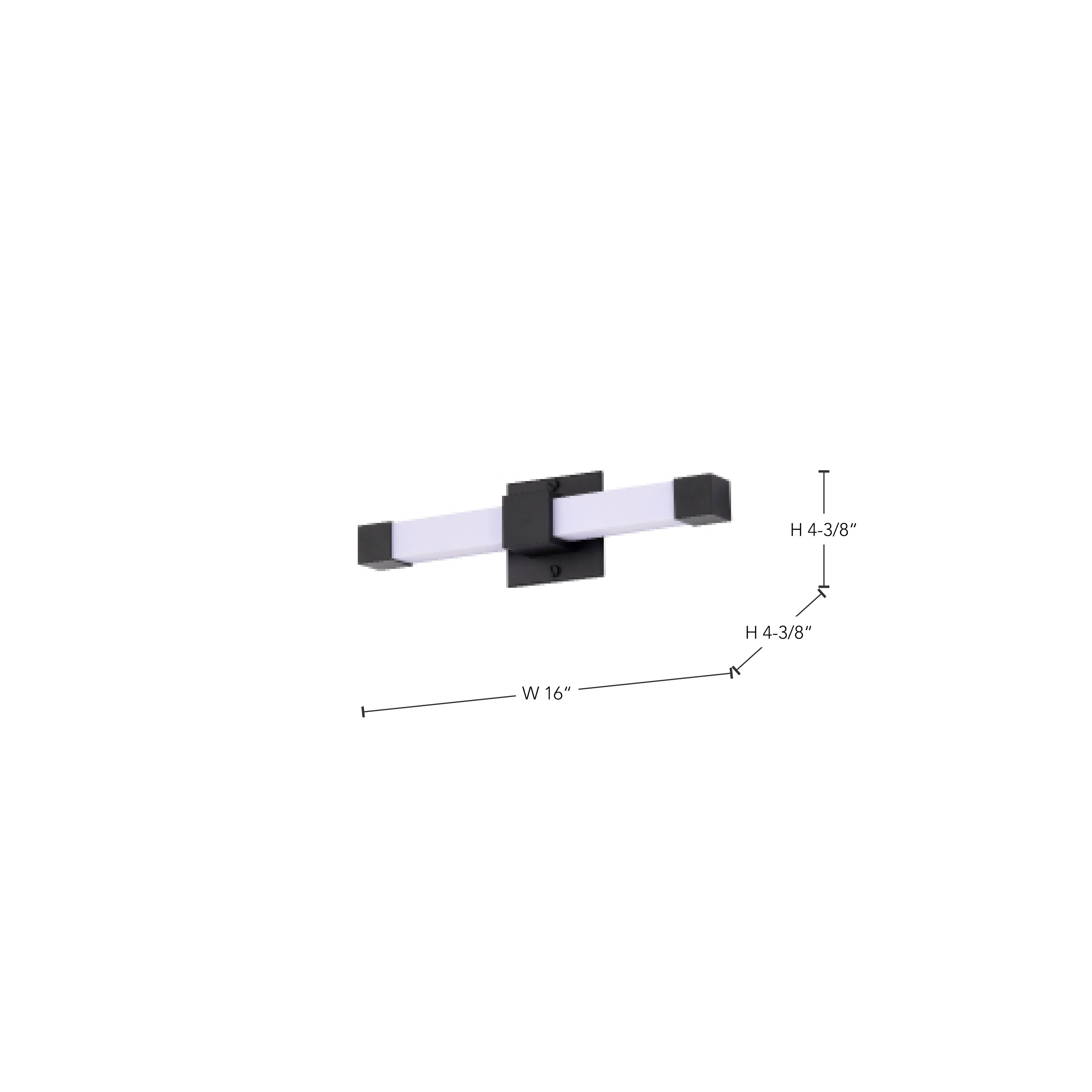 BRIGHTWYN 16" LED VANITY - 62-2620