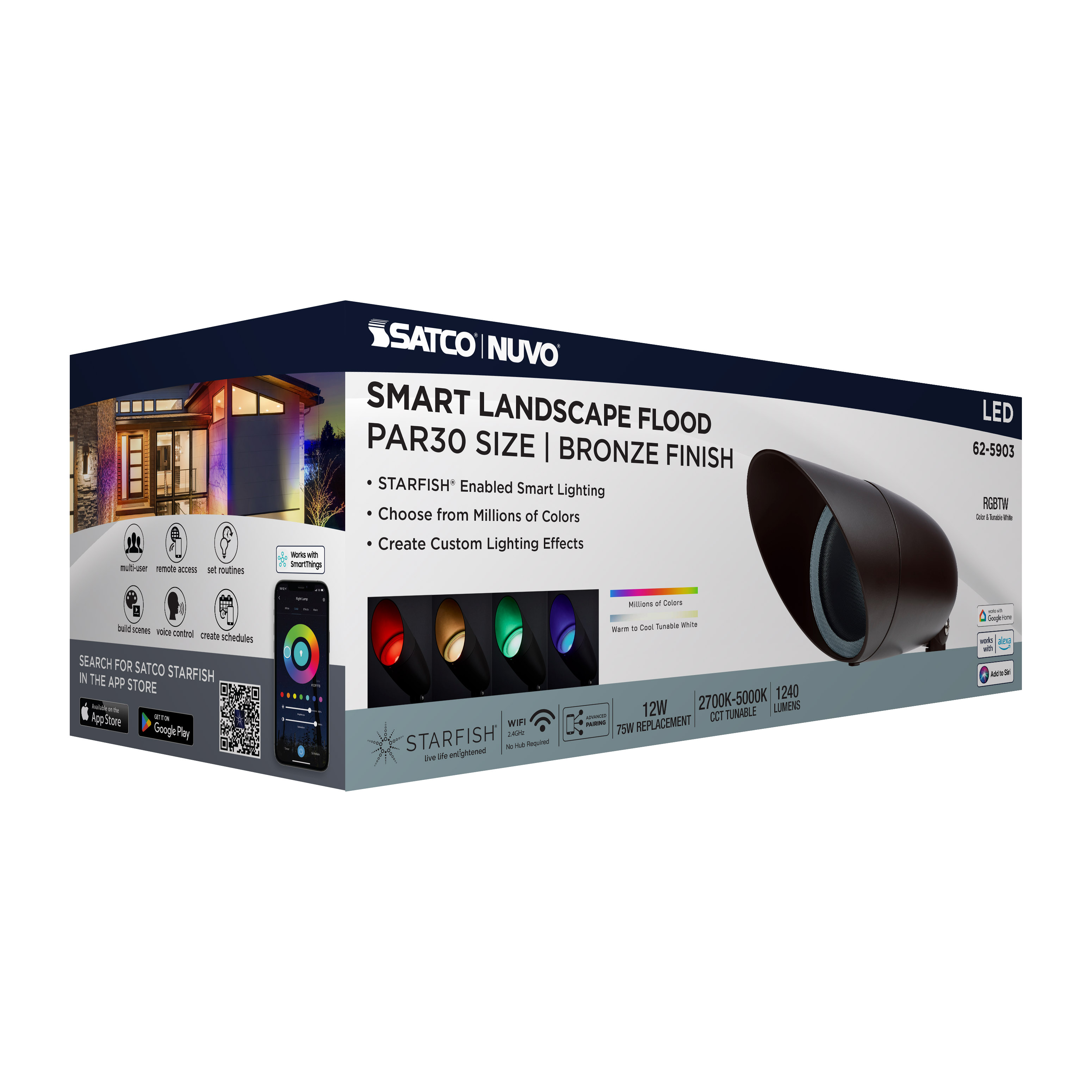 LED 12W LANDSCAPE FLOOD - 62-5903