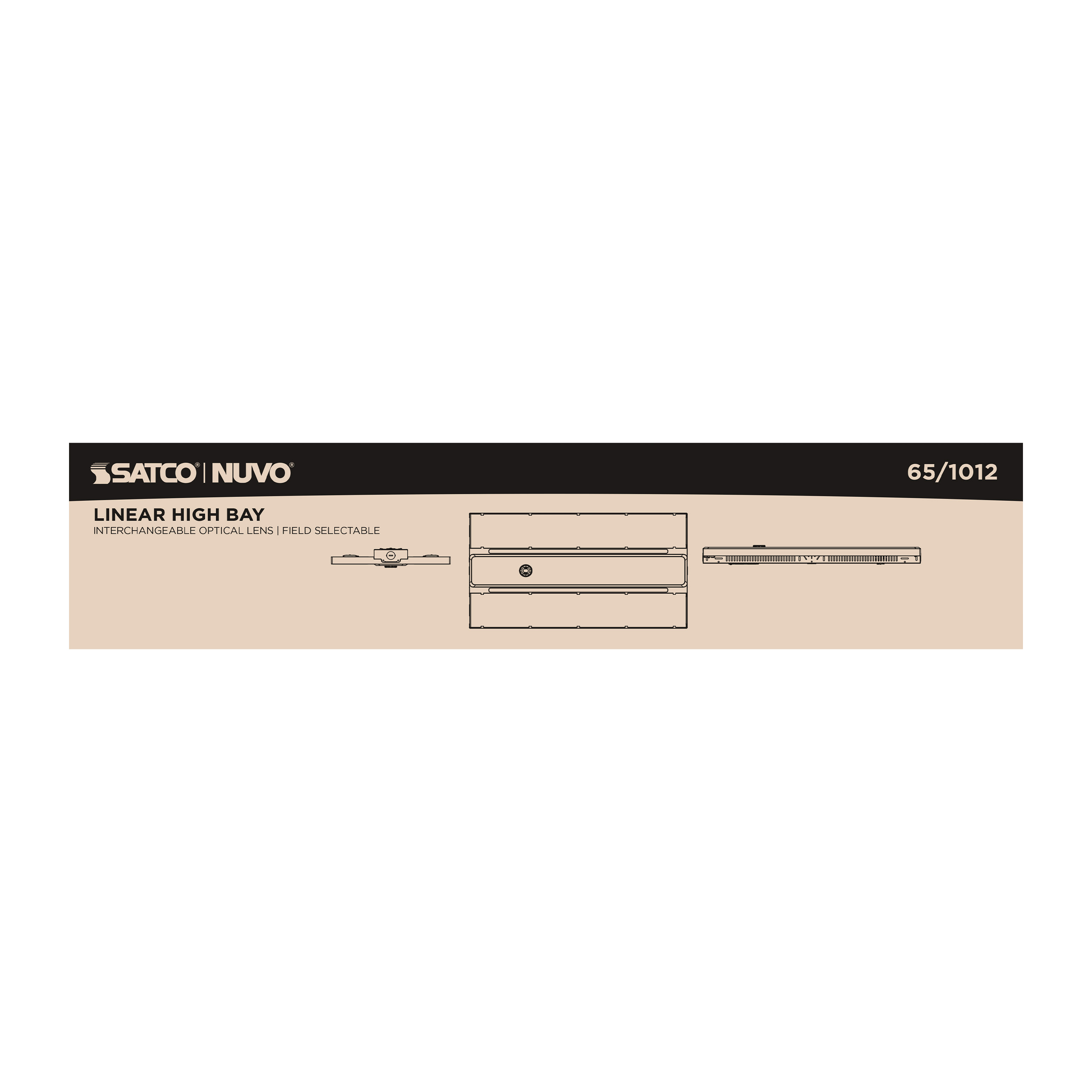 LED SELECTABLE LINEAR HIGH BAY - 65-1012