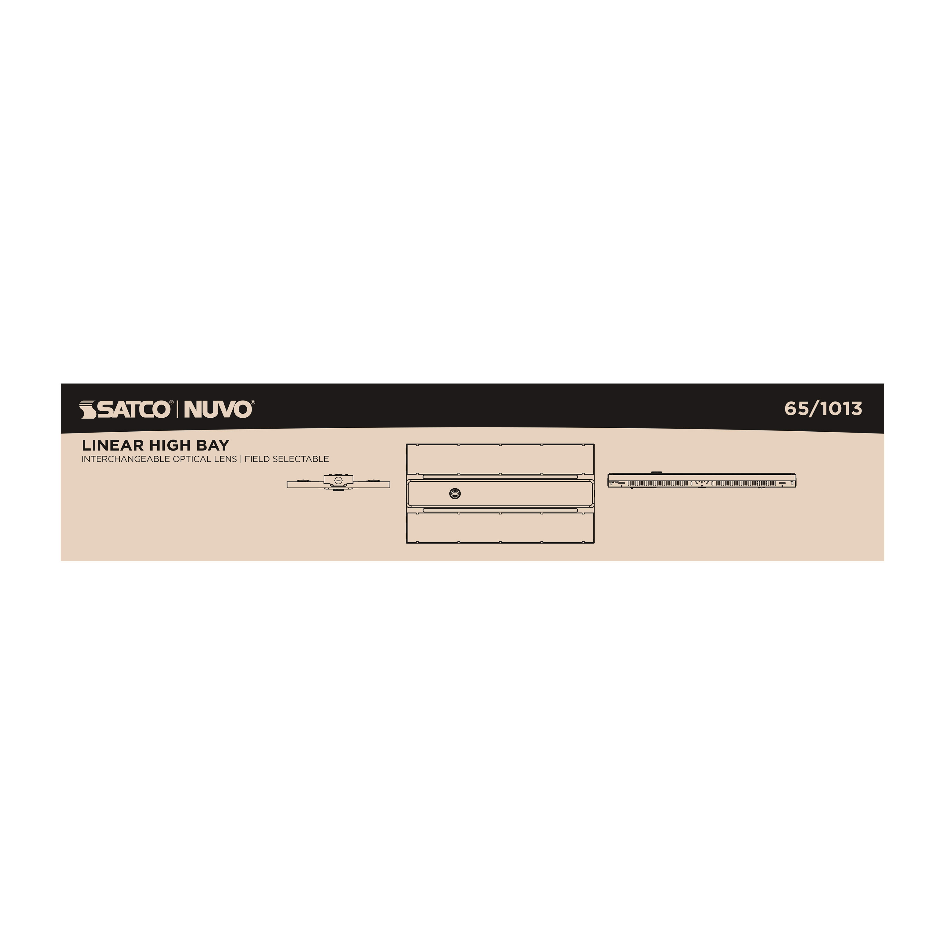 LED SELECTABLE LINEAR HIGH BAY - 65-1013