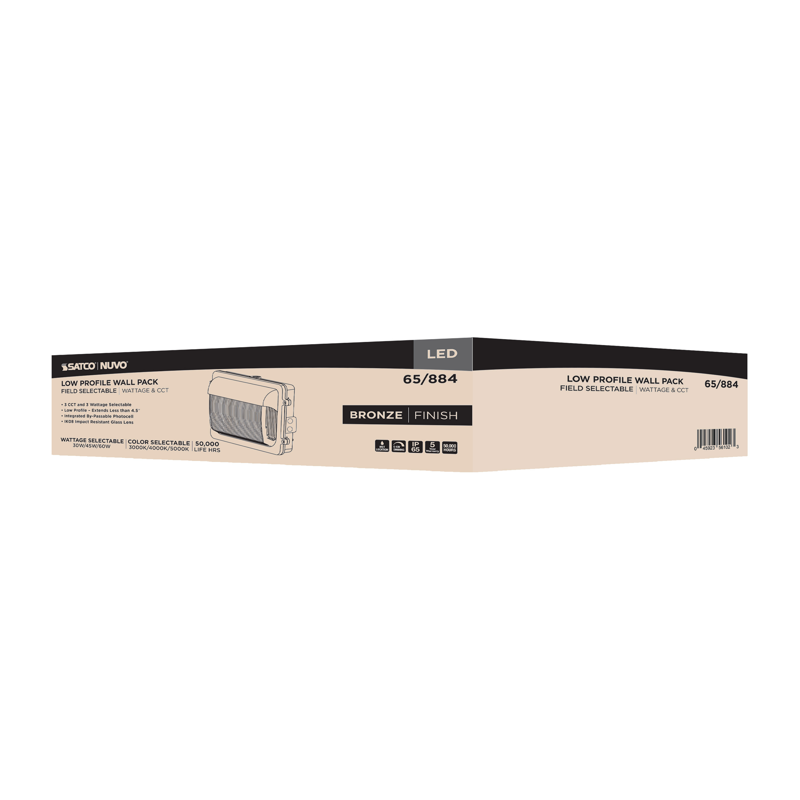 LED LOW PROFILE WALL PACK - 65-884