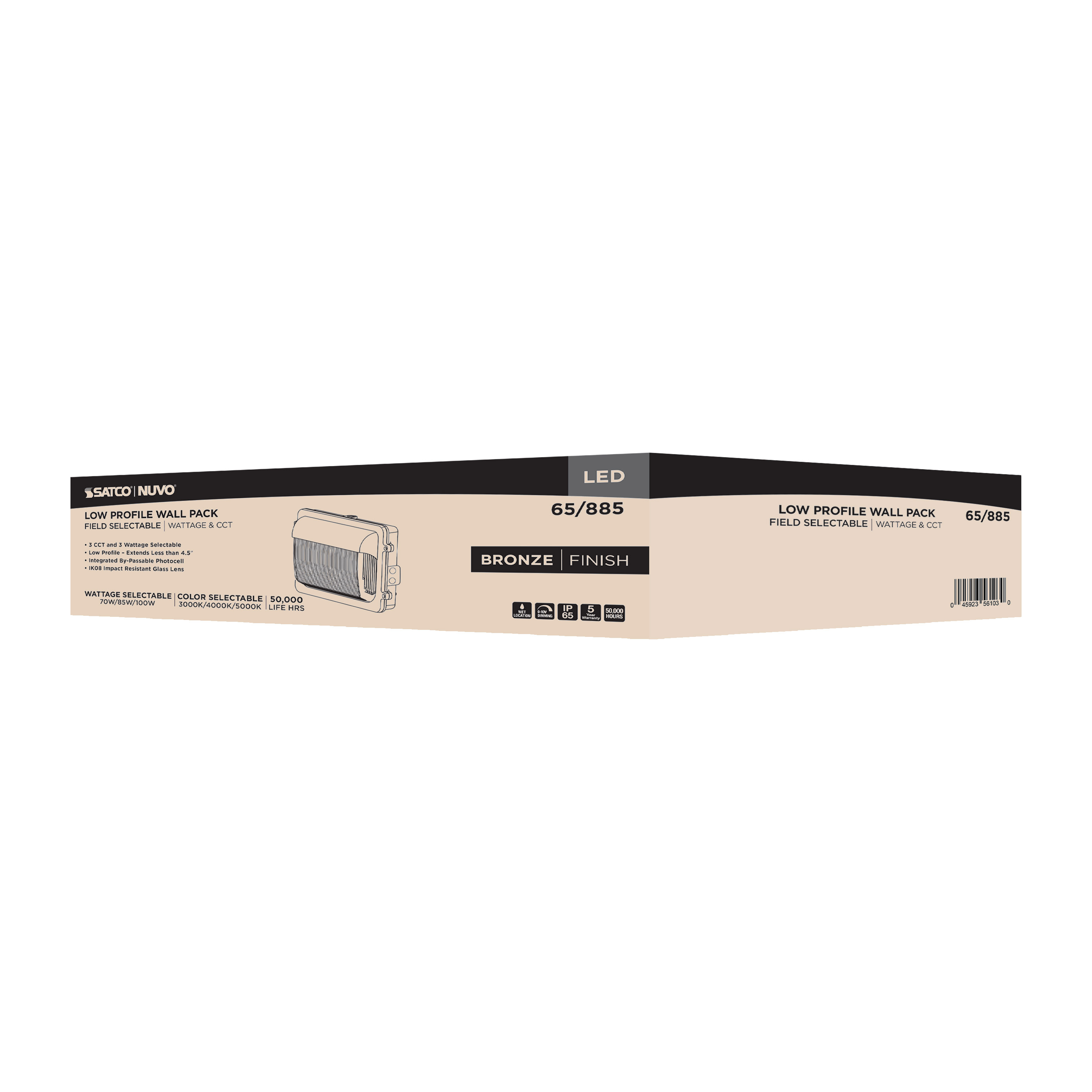LED LOW PROFILE WALL PACK - 65-885
