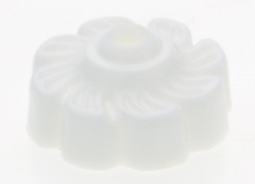 WHT PLASTIC LOCK UP CAP - 90-822