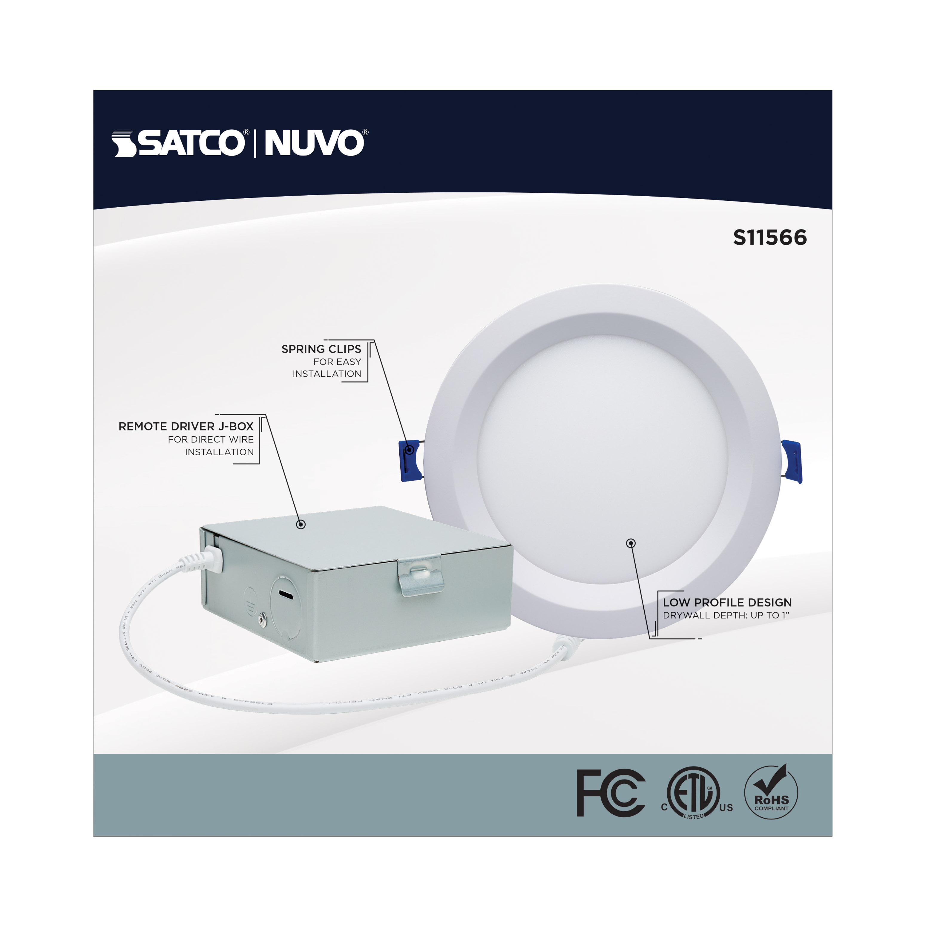 12WLED/DW/6/RGBTW/RND/RD/WH - S11566