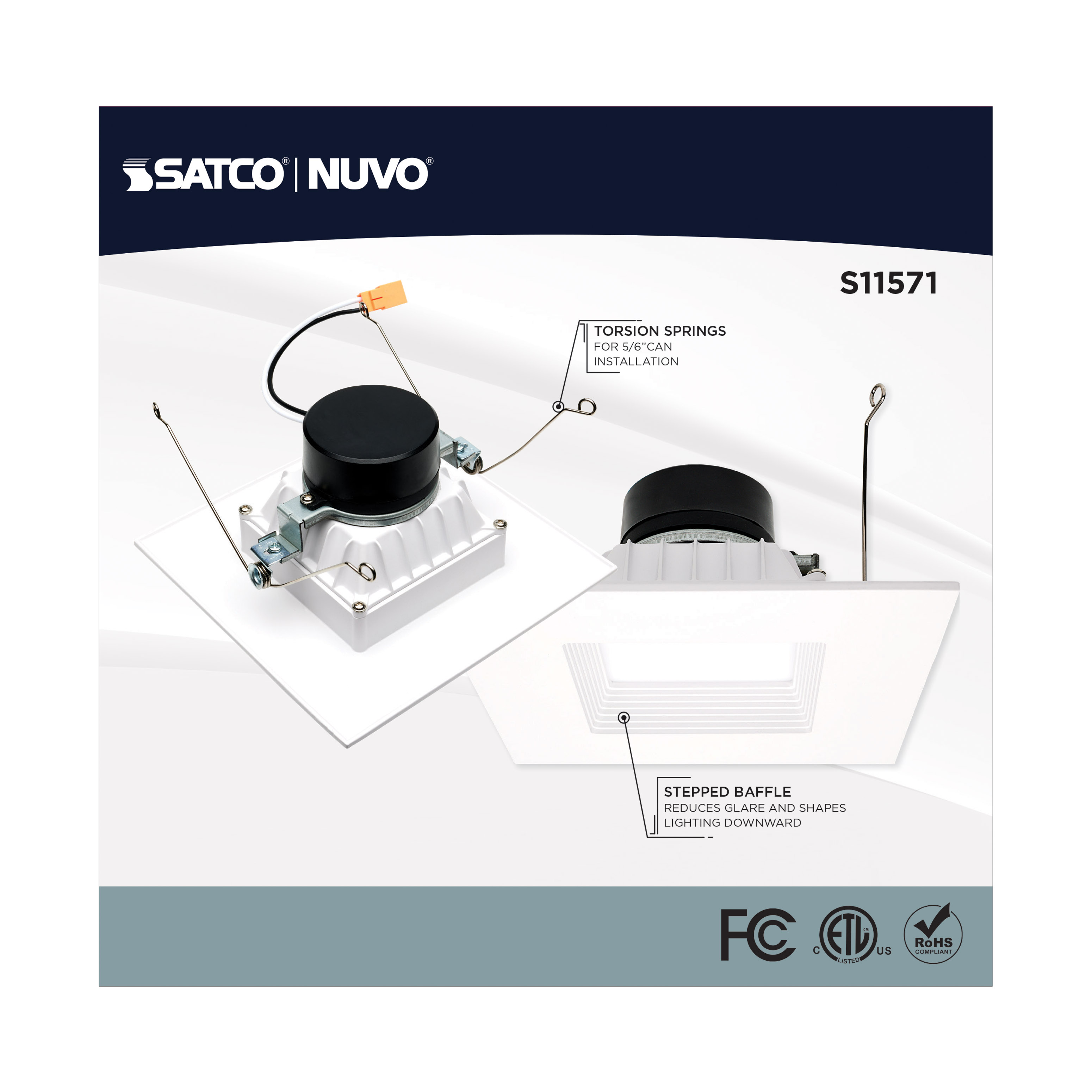 13WLED/RDL/5-6/RGBTW/SQ/WH - S11571