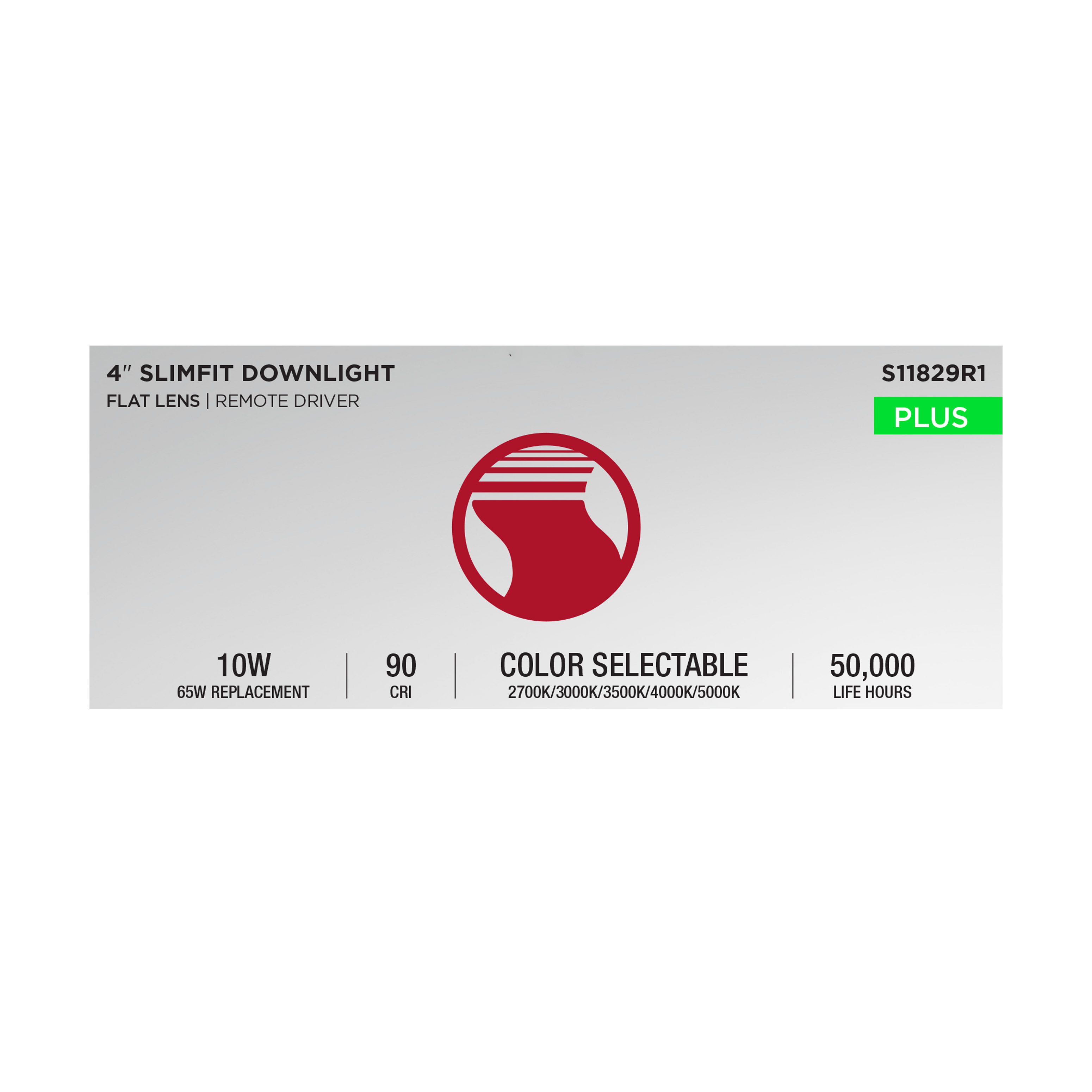 10WLED/DW/EL/4/CCT-SEL/SQ/RD - S11829R1