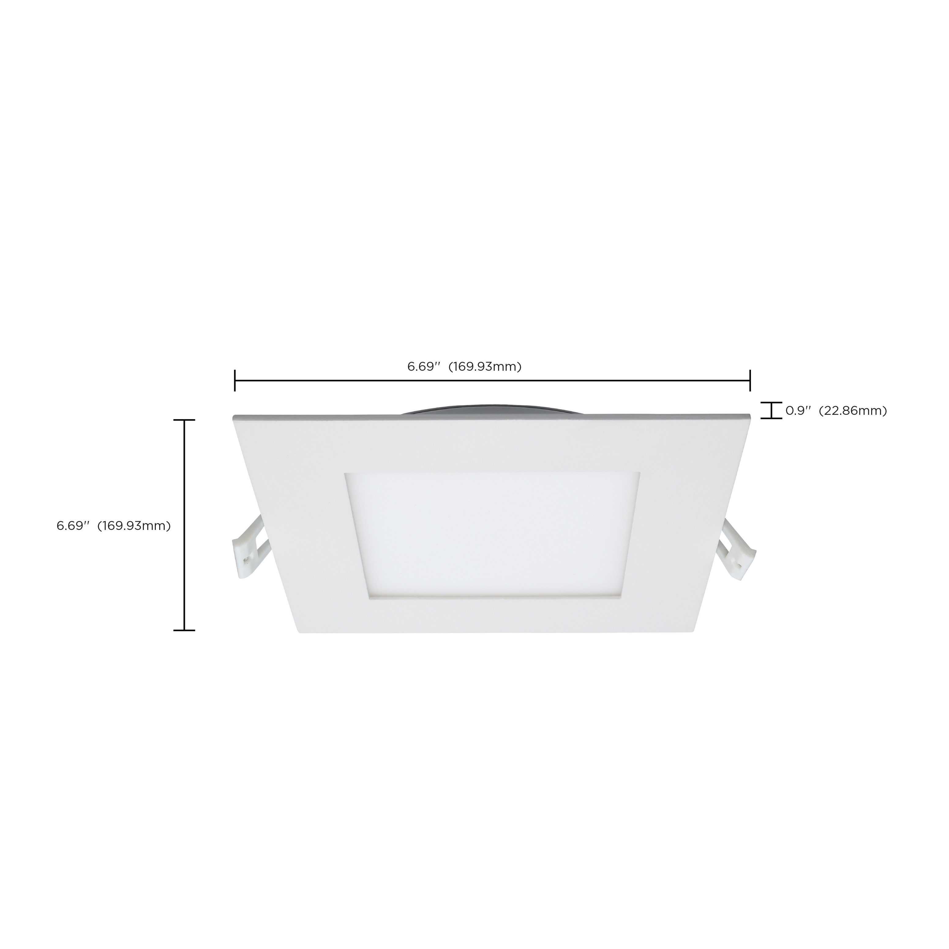 12WLED/DW/EL/6/CCT-SEL/SQ/RD - S11830