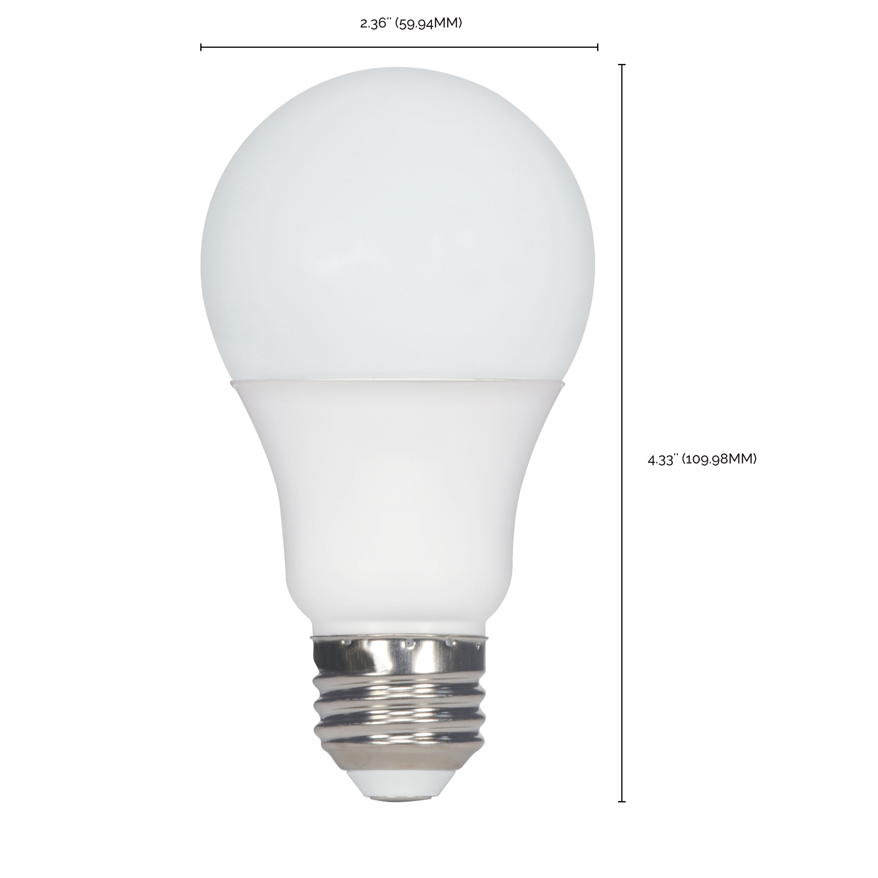 9.5A19/LED/827/ND/120V/4PK - S39596