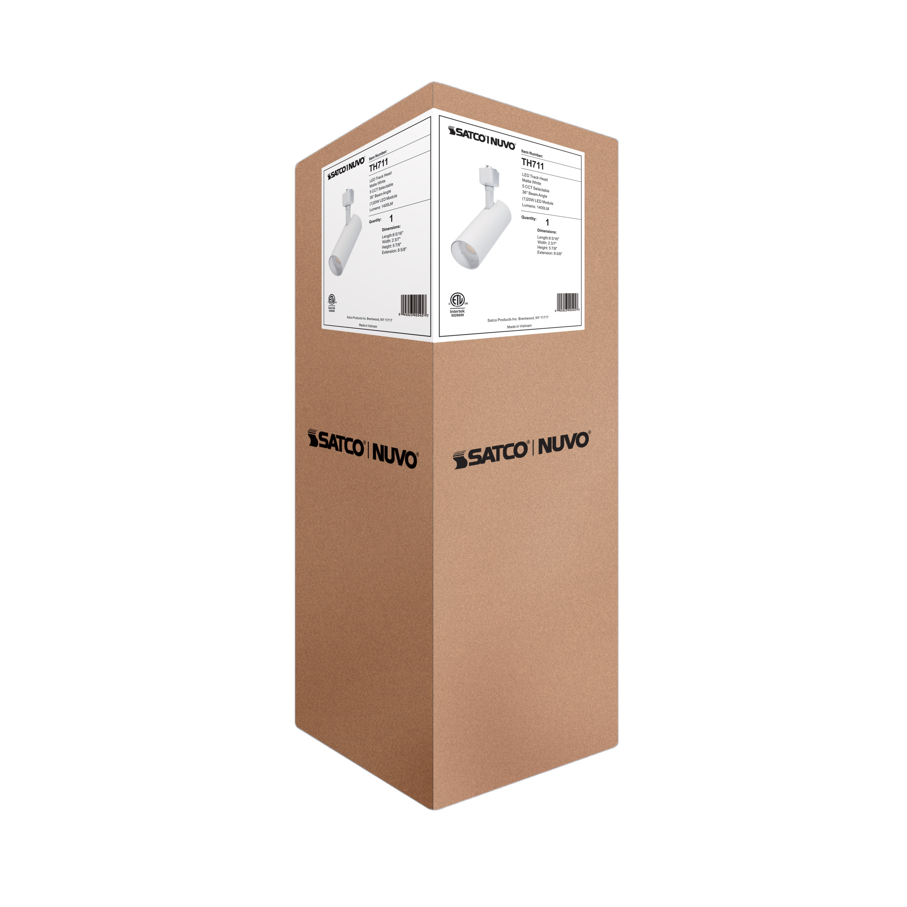 20W CCT LED TRACK HD 36 DG WHT - TH711
