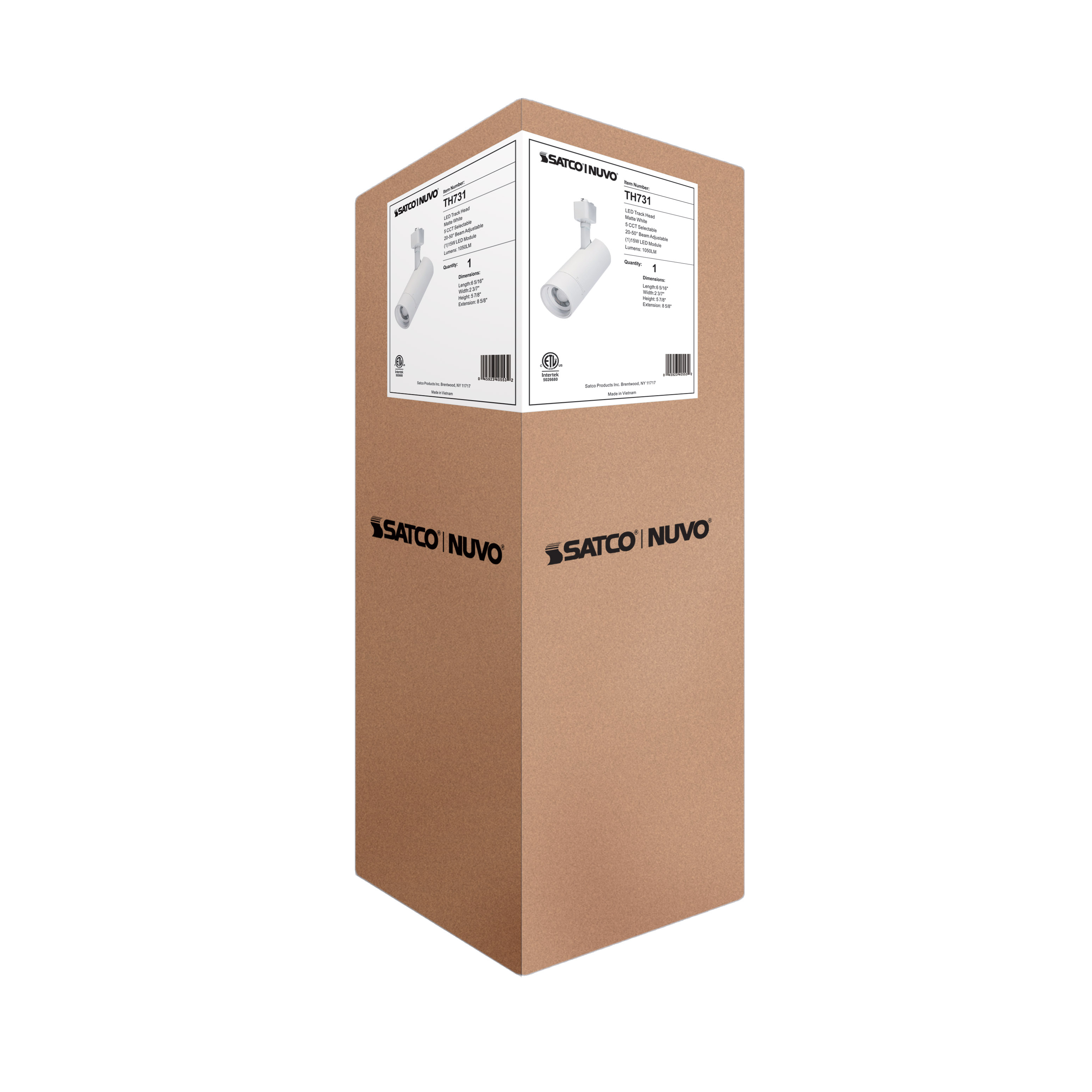 15W BEAM ADJ TRACK HEAD - TH731
