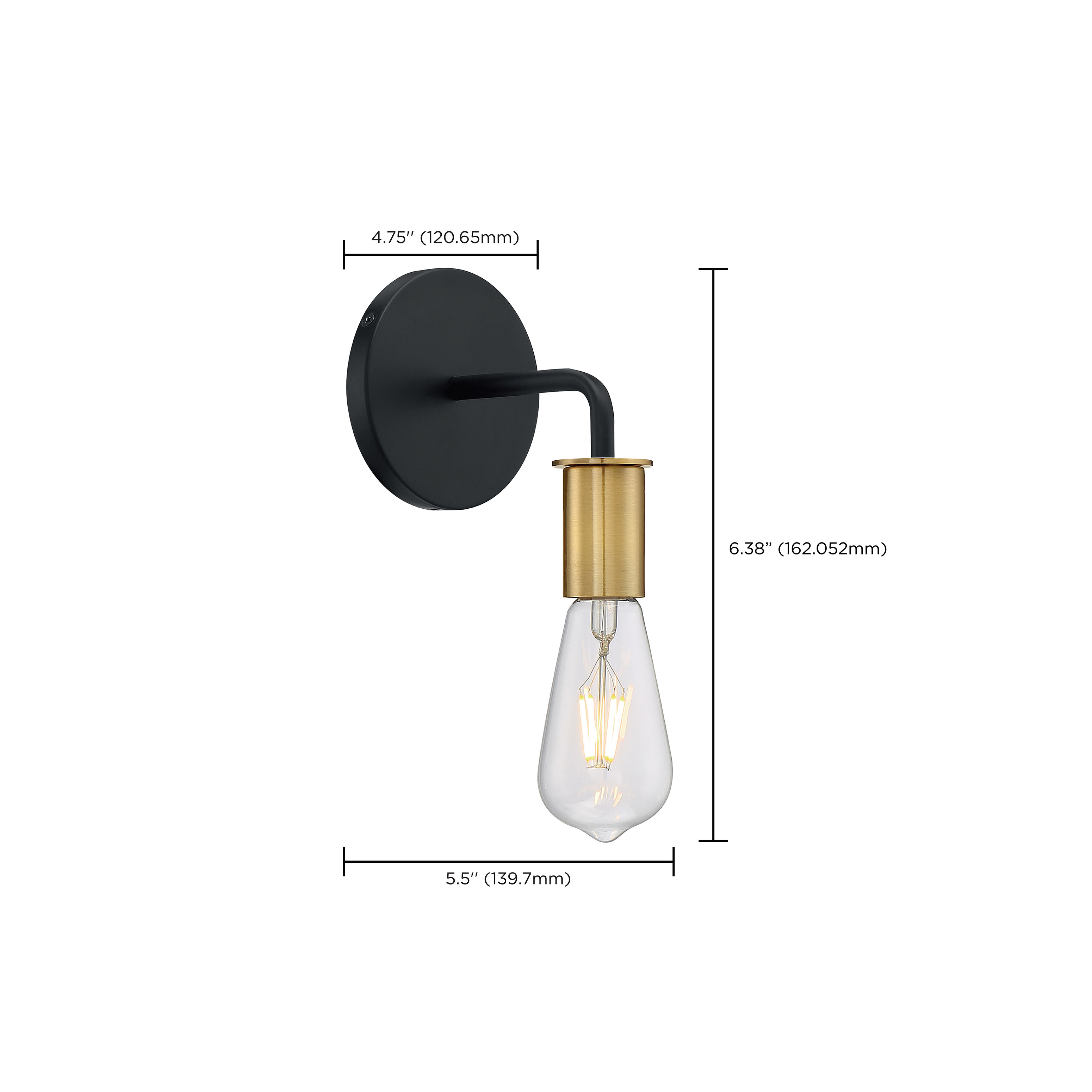 RYDER 1 LIGHT WALL SCONCE - 60-7341