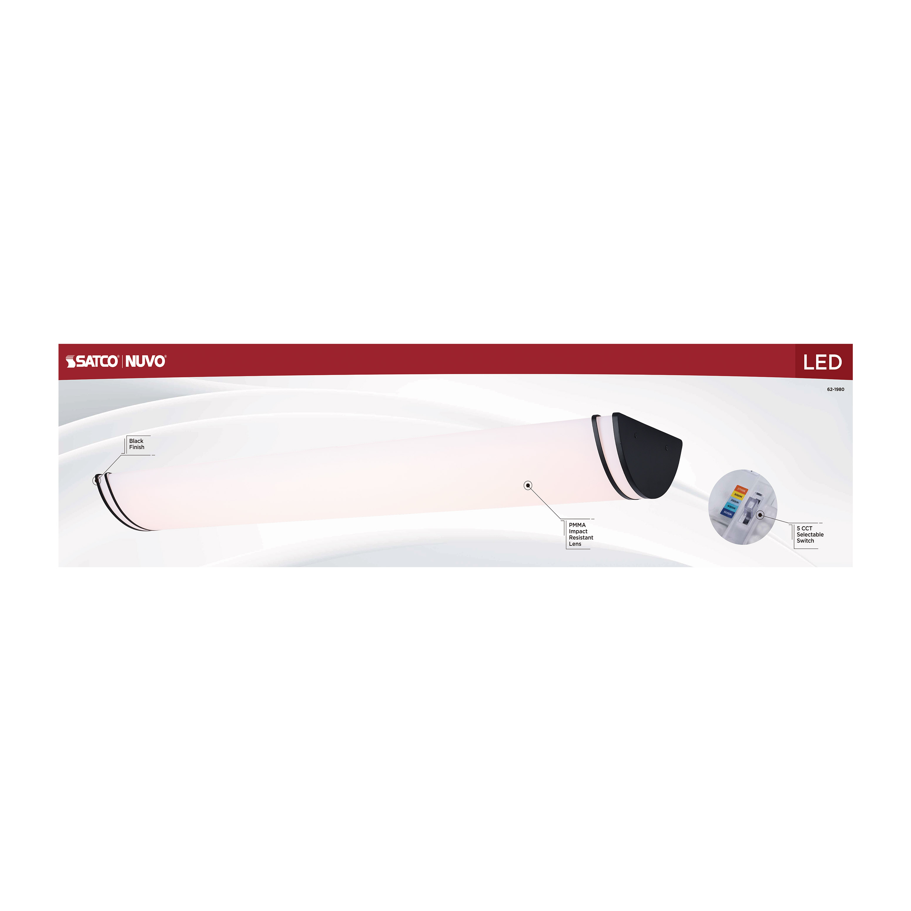 LED GLAMOUR BL 50" LINEAR - 62-1980