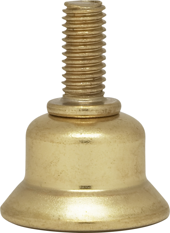 1/2" BRASS FINISH STEEL RISERS - 90-2458