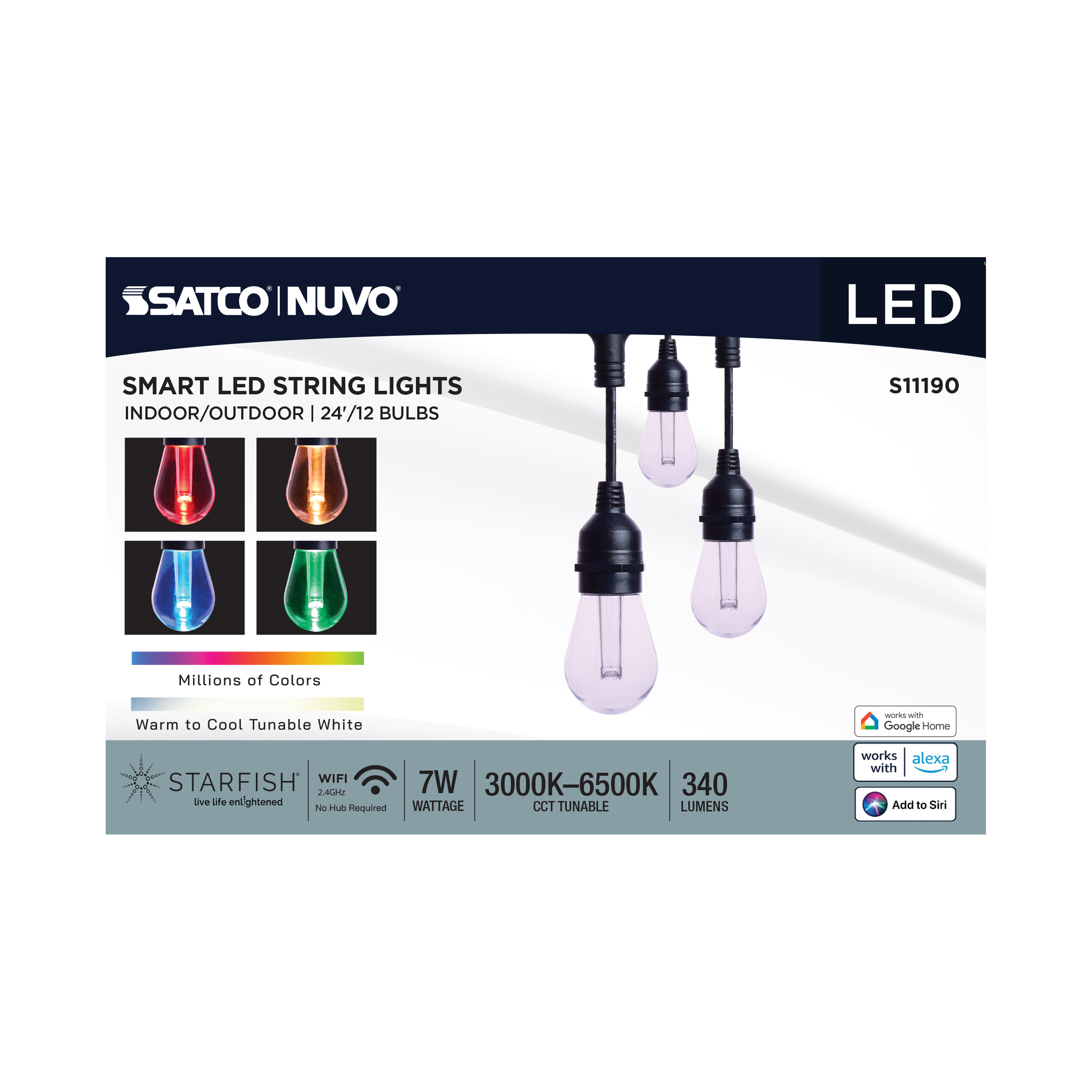 24FT/LED/SL/S14/SF/RGBTW/120V - S11190