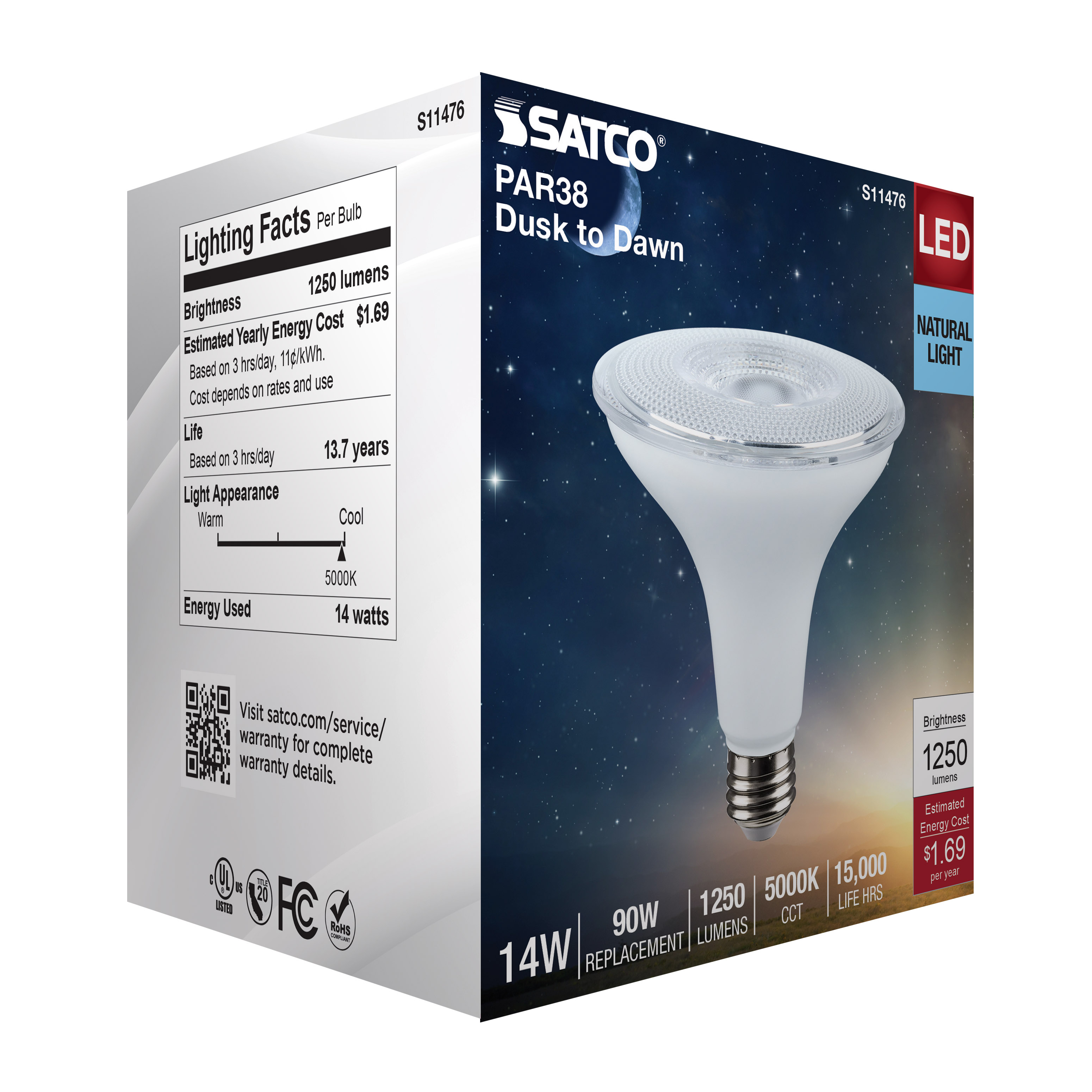 14PAR38/D2D/LED/950/120V - S11476