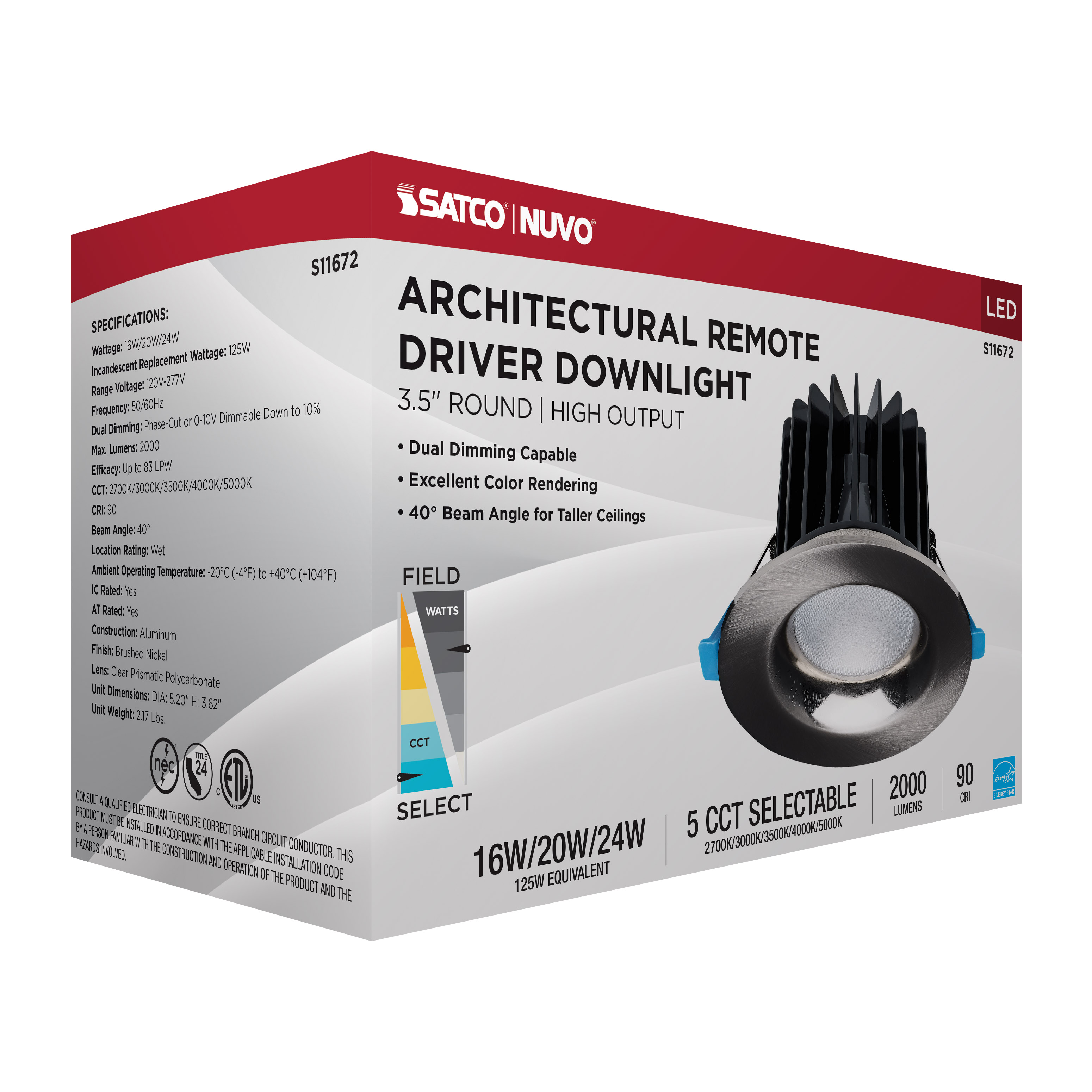 24WLED/DW/DNL3/FS/RND/DD/BN - S11672