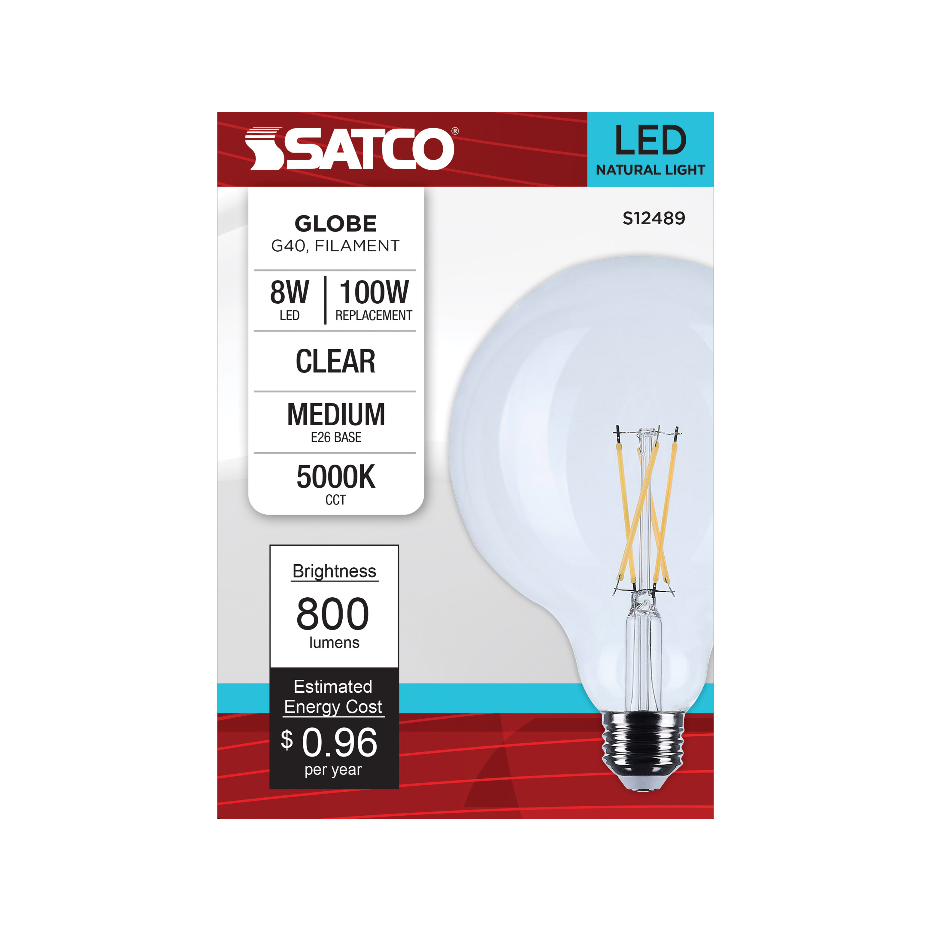 8G40/CL/LED/E26/950/120V - S12489