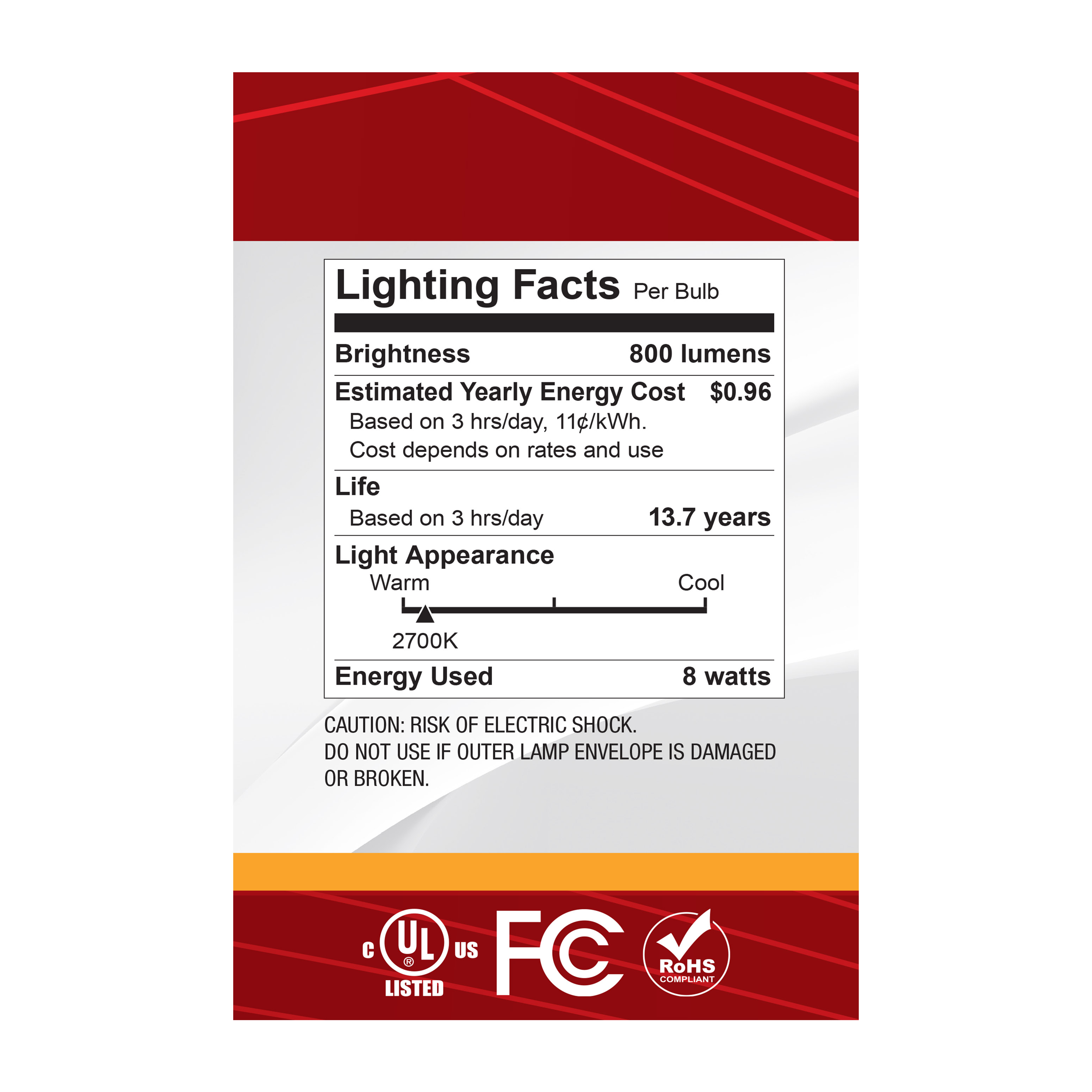 8G40/SLVR/LED/927/120V - S12545