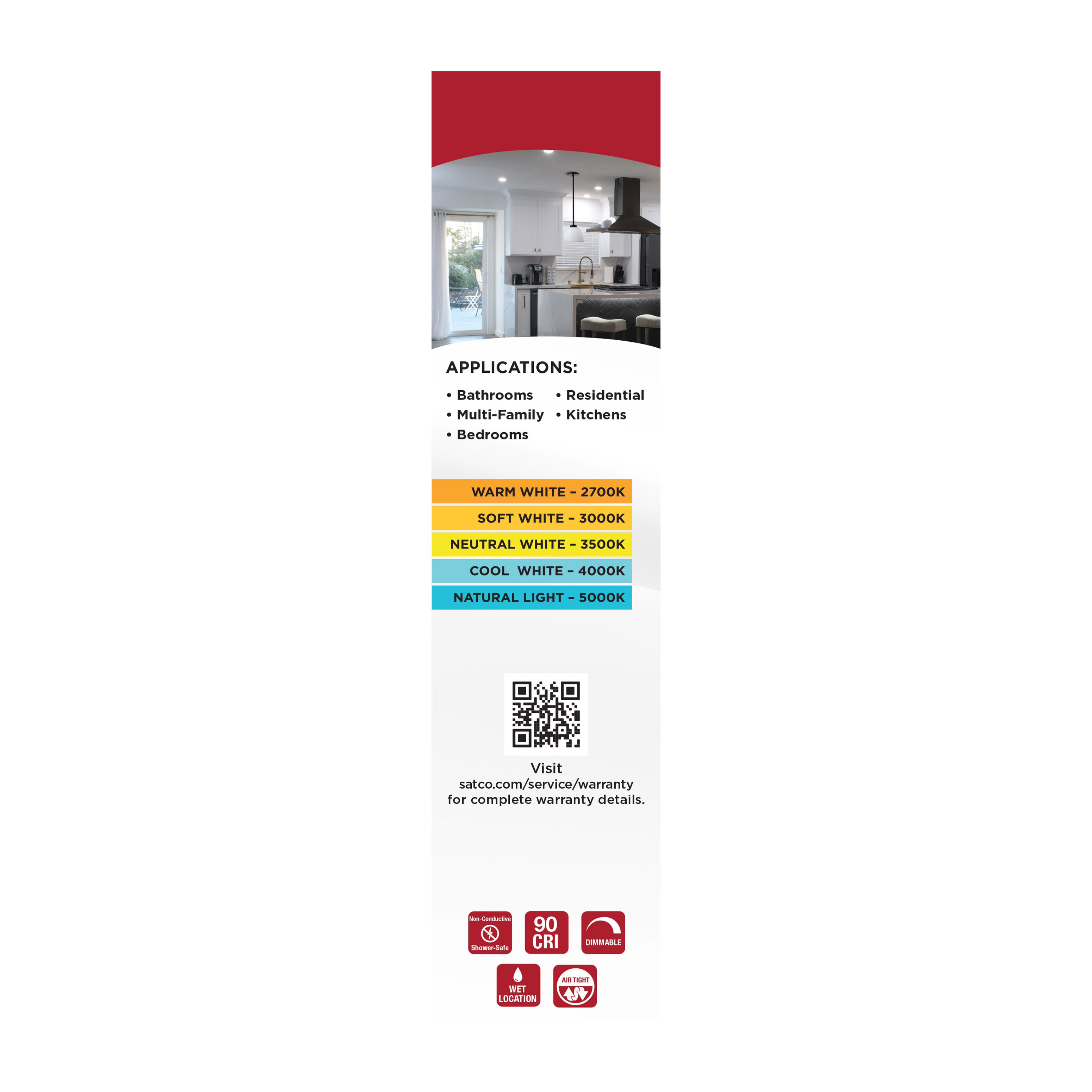 10WLED/DLR/5-6/5CCT/E/RND/WH - S12604