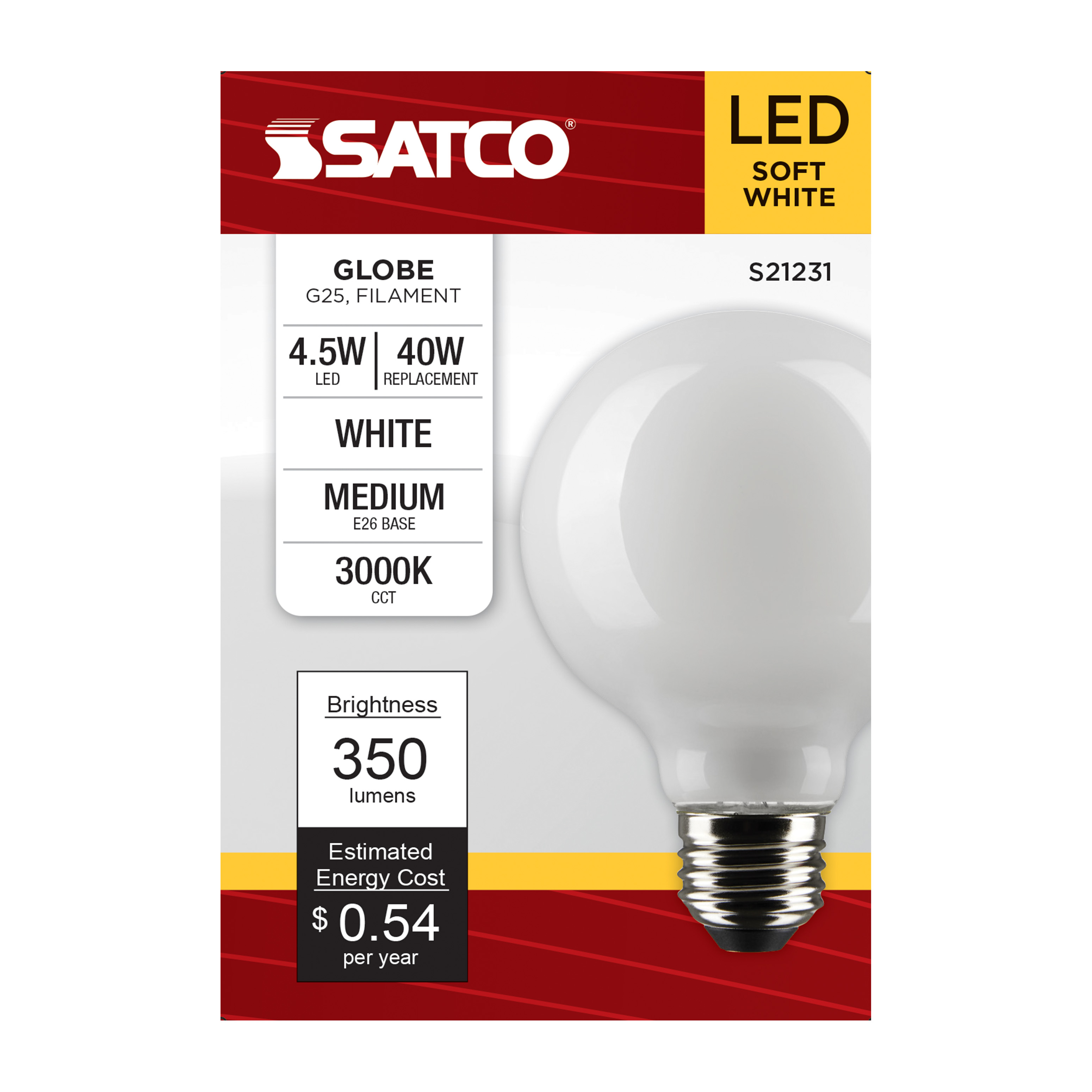 4.5G25/LED/WH/930/120V - S21231
